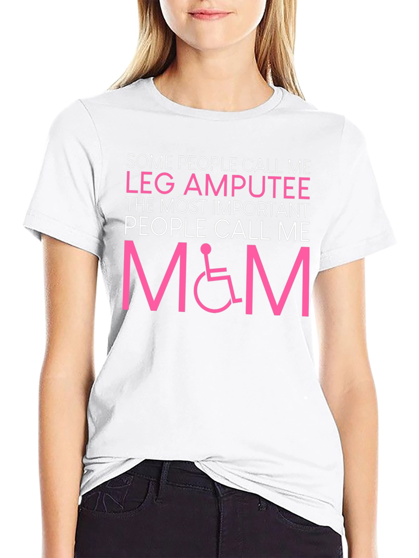 Leg Amputee M&M Graphic T-Shirt