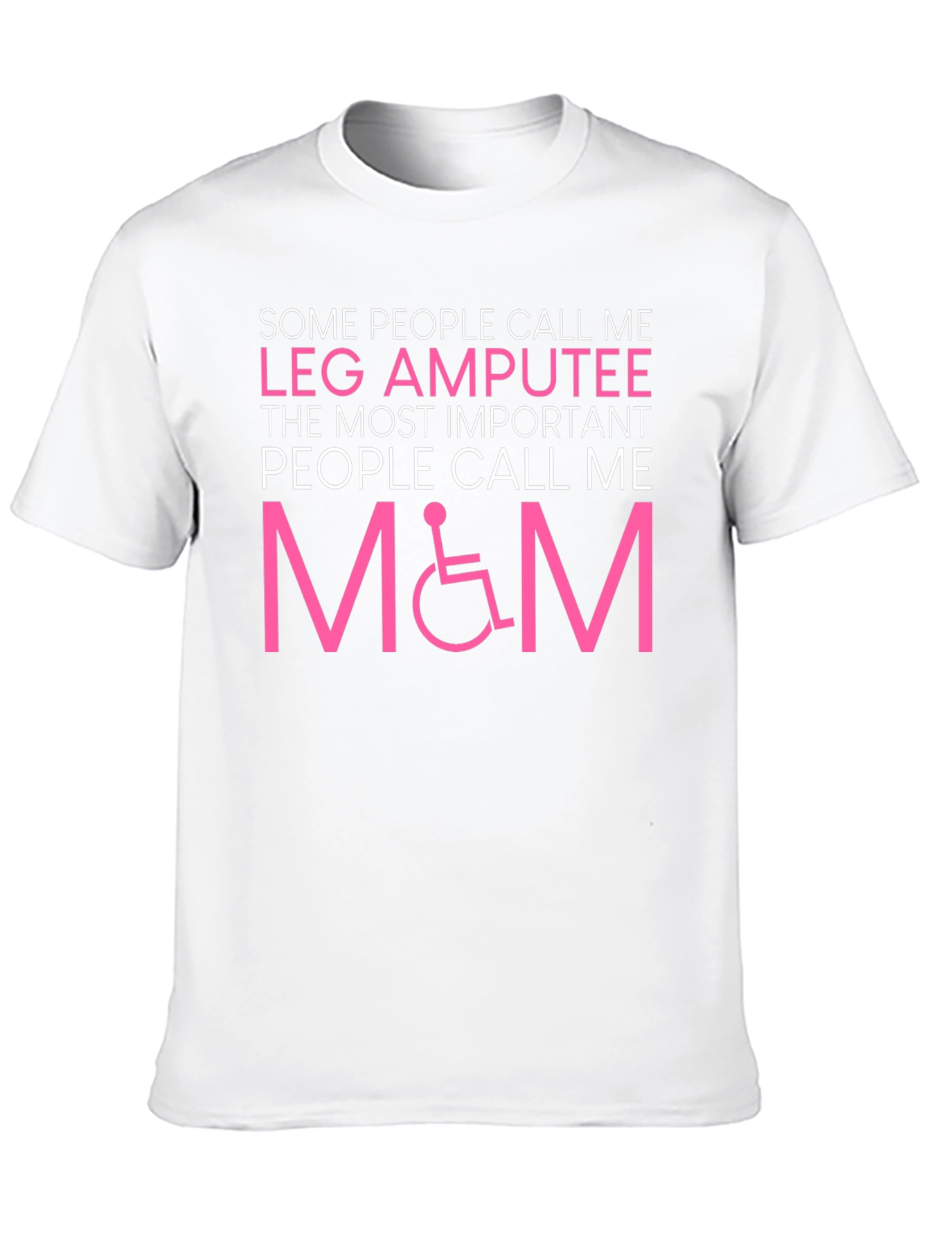 Leg Amputee M&M Graphic T-Shirt
