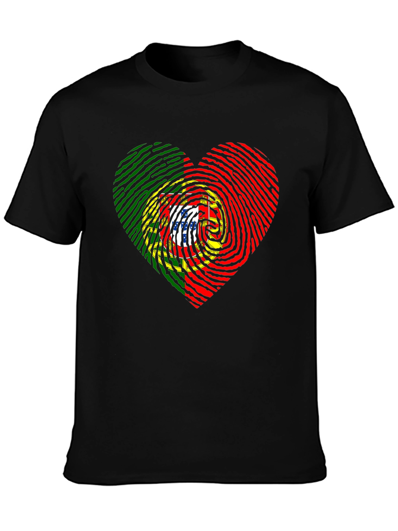 Portugal Fingerprint Heart T-Shirt