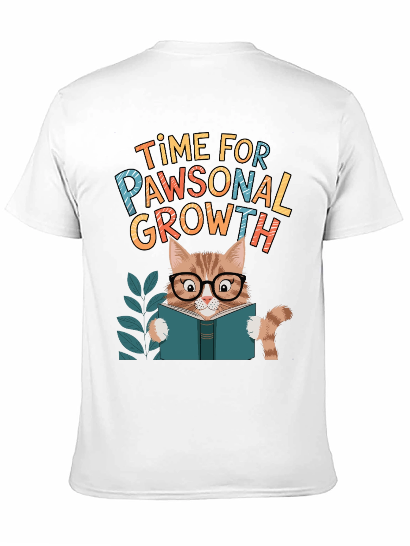 Pawsonal Growth T-Shirt - Cat Lover Tee