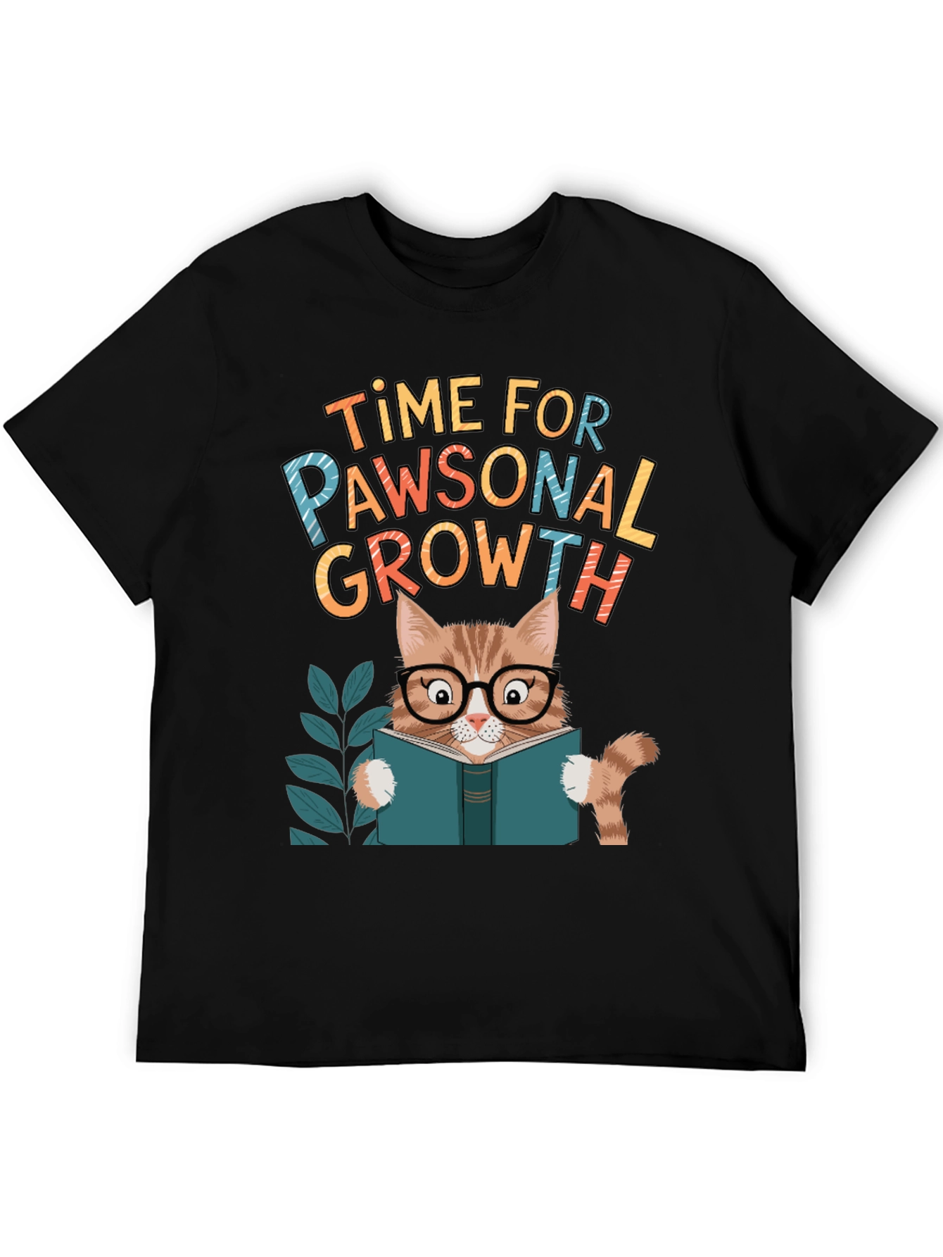 Pawsonal Growth T-Shirt - Cat Lover Tee