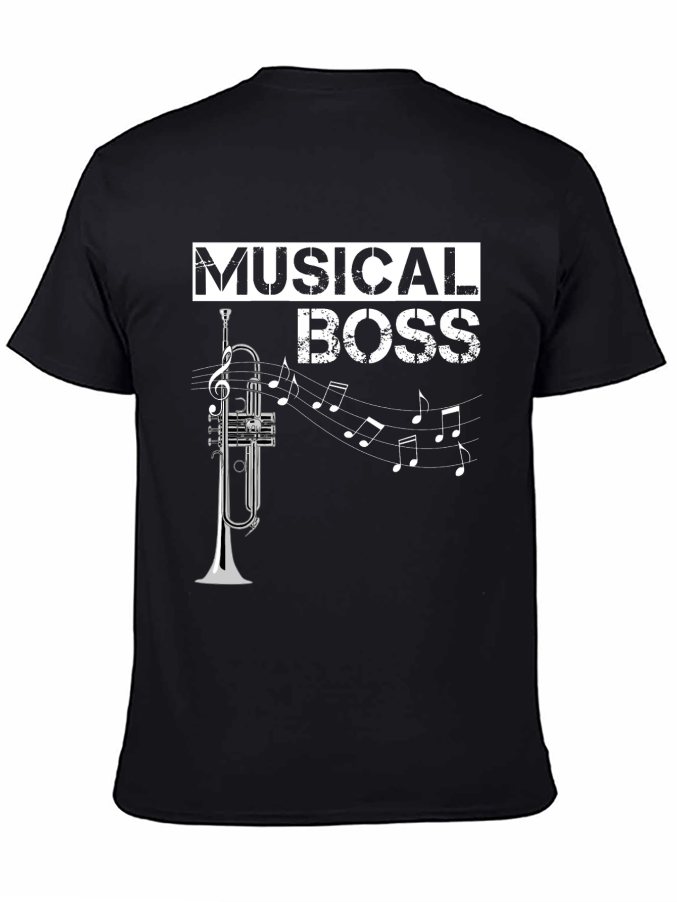 Musical Boss T-Shirt: Trumpet Design