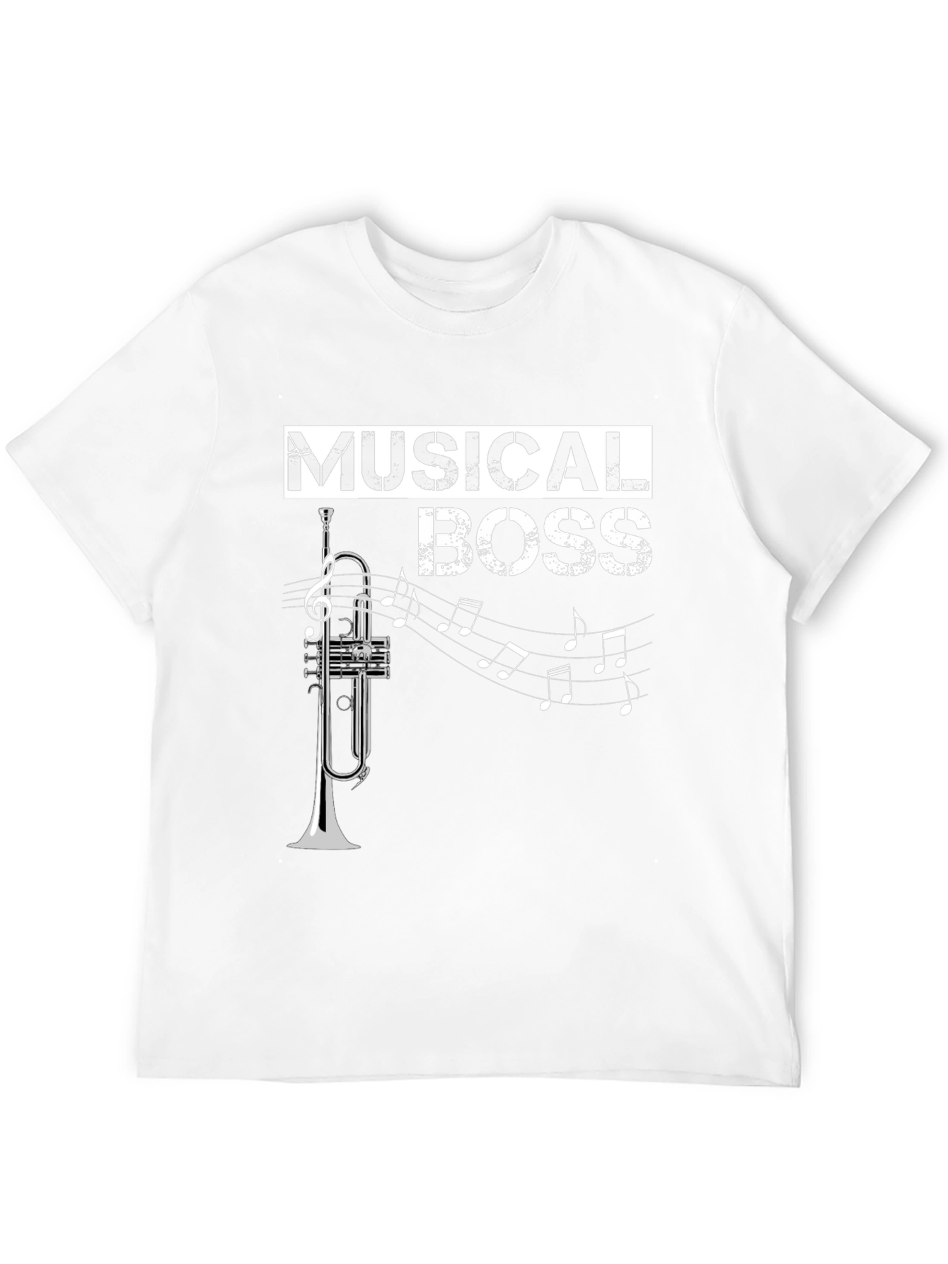 Musical Boss T-Shirt: Trumpet Design