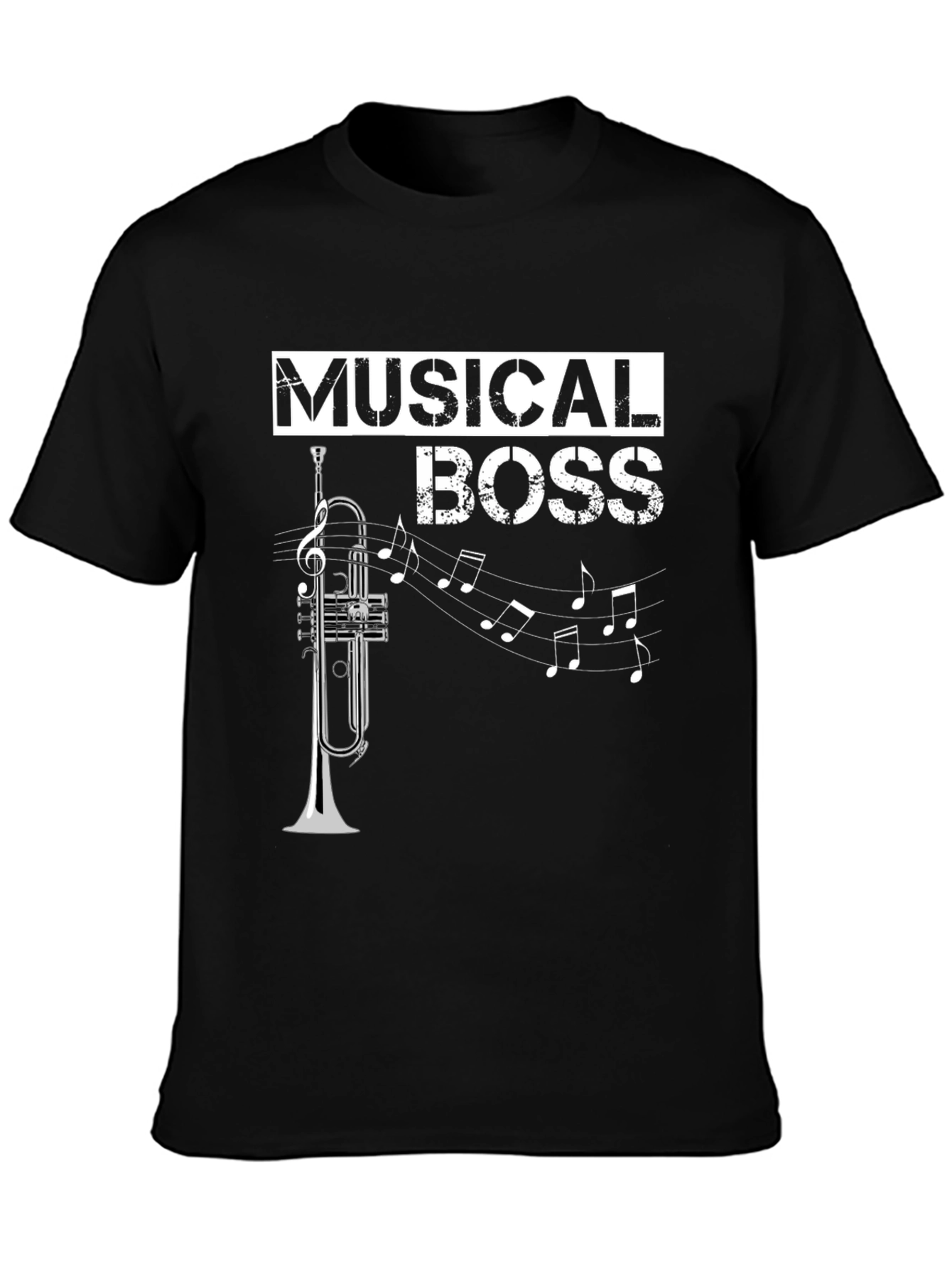 Musical Boss T-Shirt: Trumpet Design