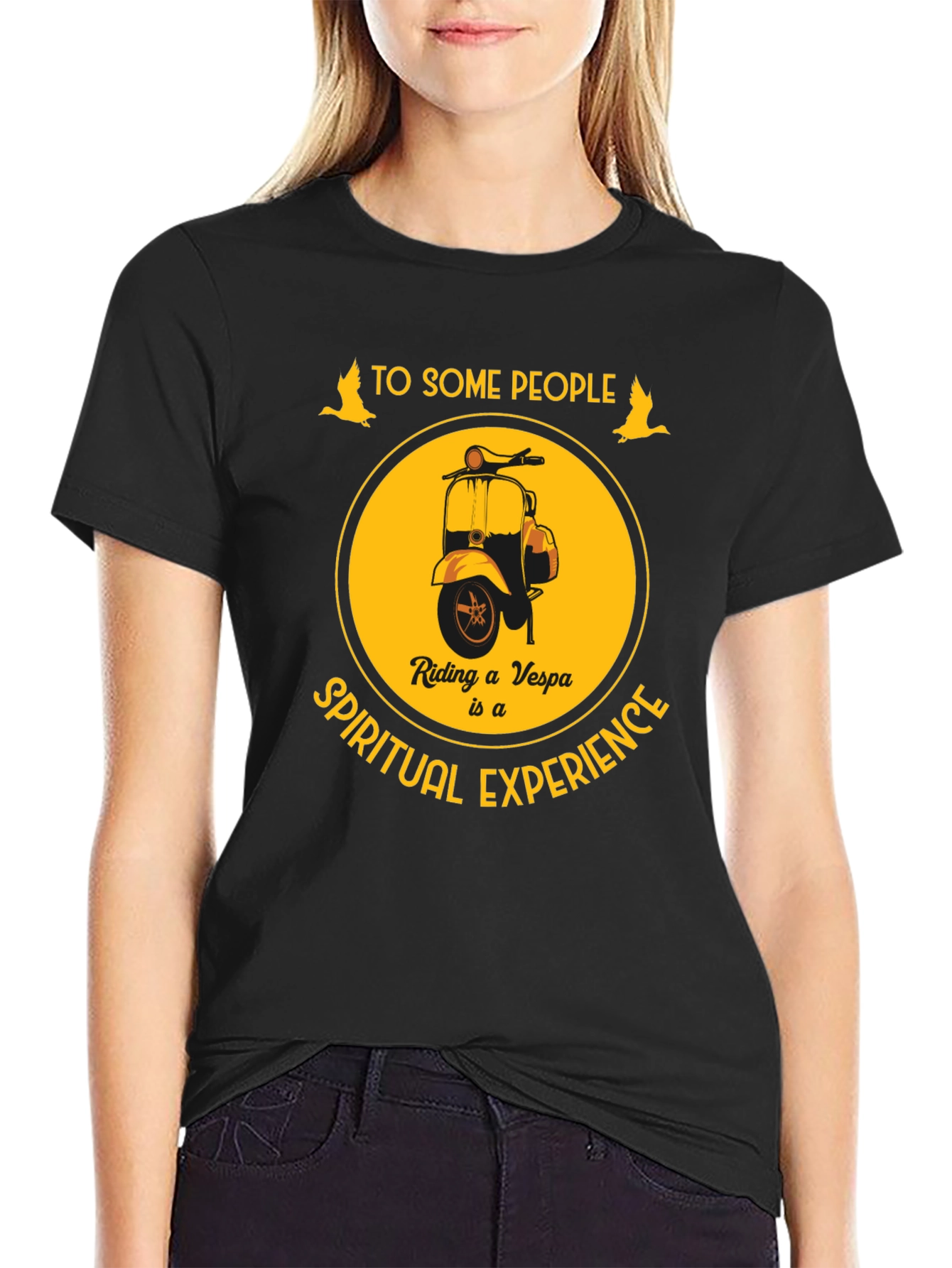 Vespa Spiritual Experience Graphic T-Shirt