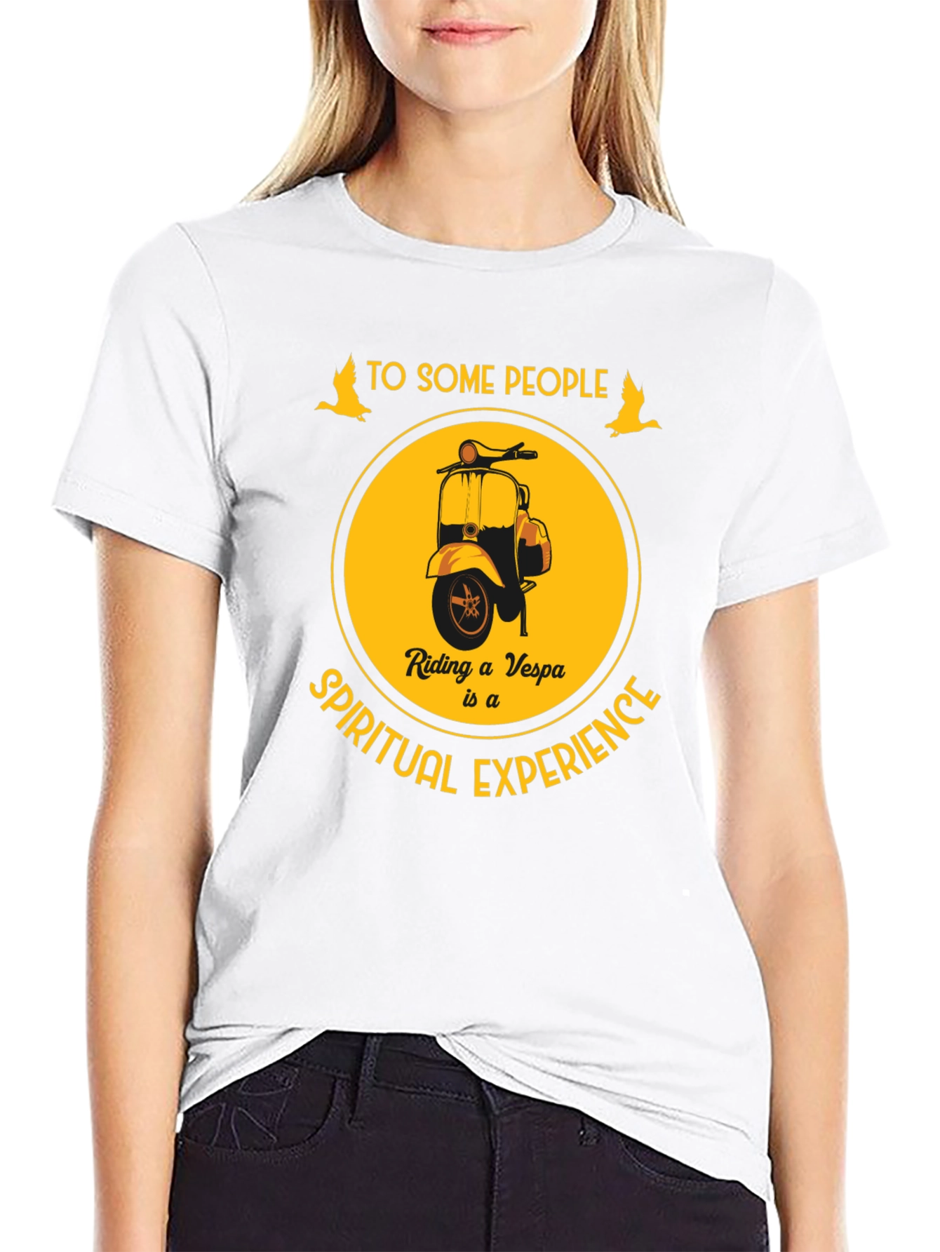Vespa Spiritual Experience Graphic T-Shirt