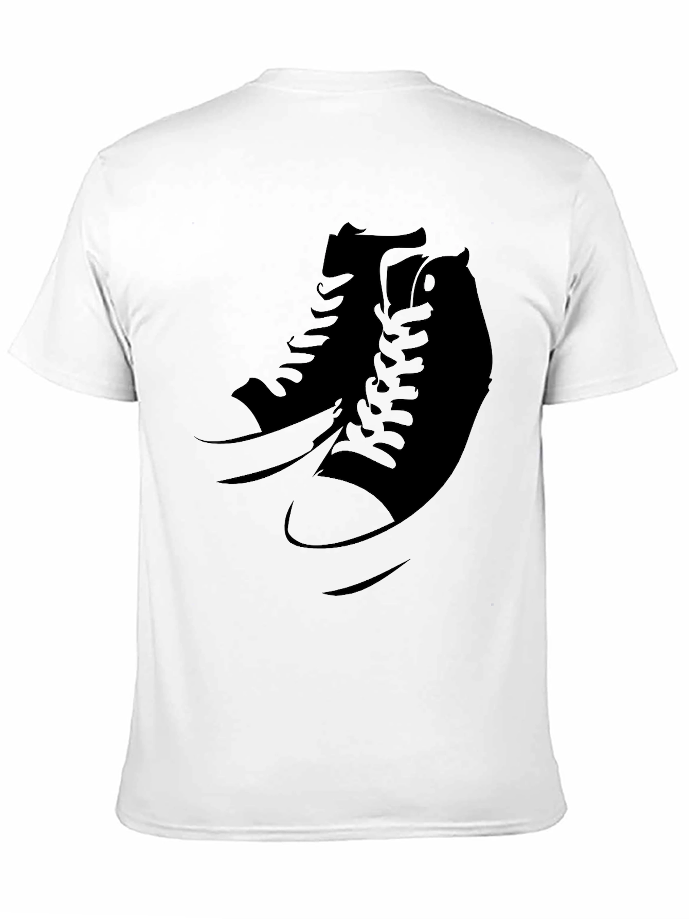 Cool Sneaker Graphic Black T-Shirt