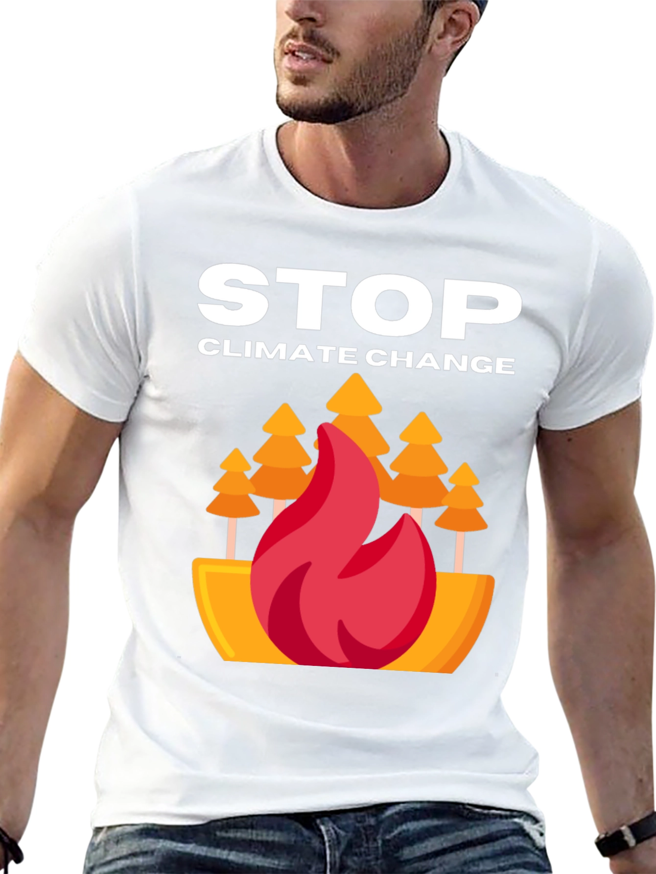 Stop Climate Change Graphic Tee