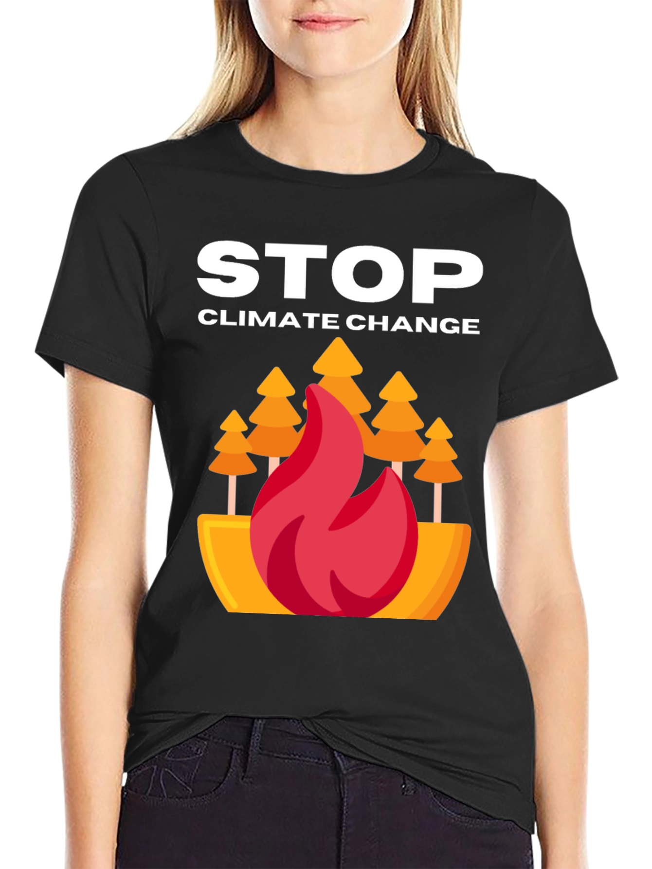 Stop Climate Change Graphic Tee