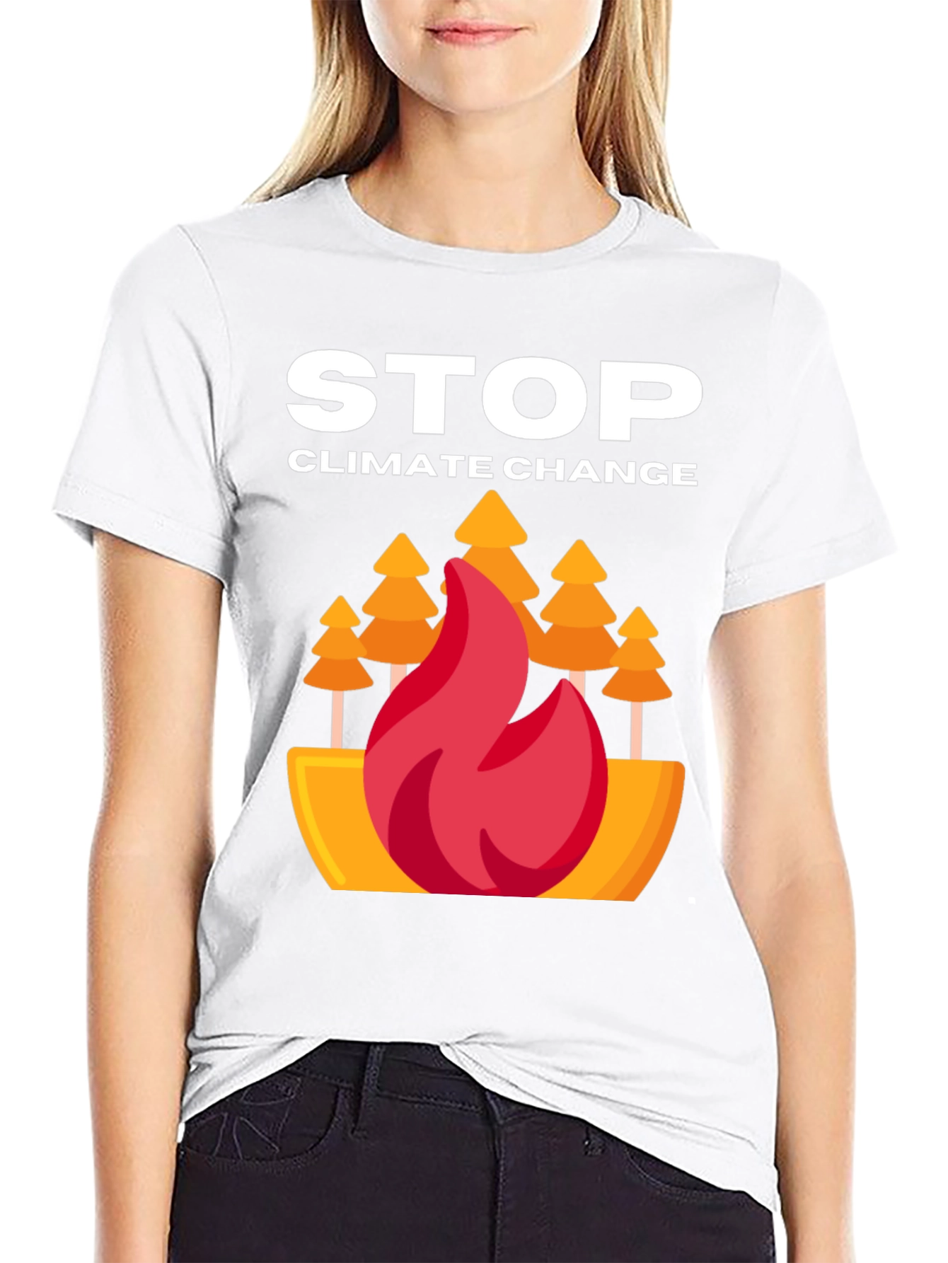 Stop Climate Change Graphic Tee