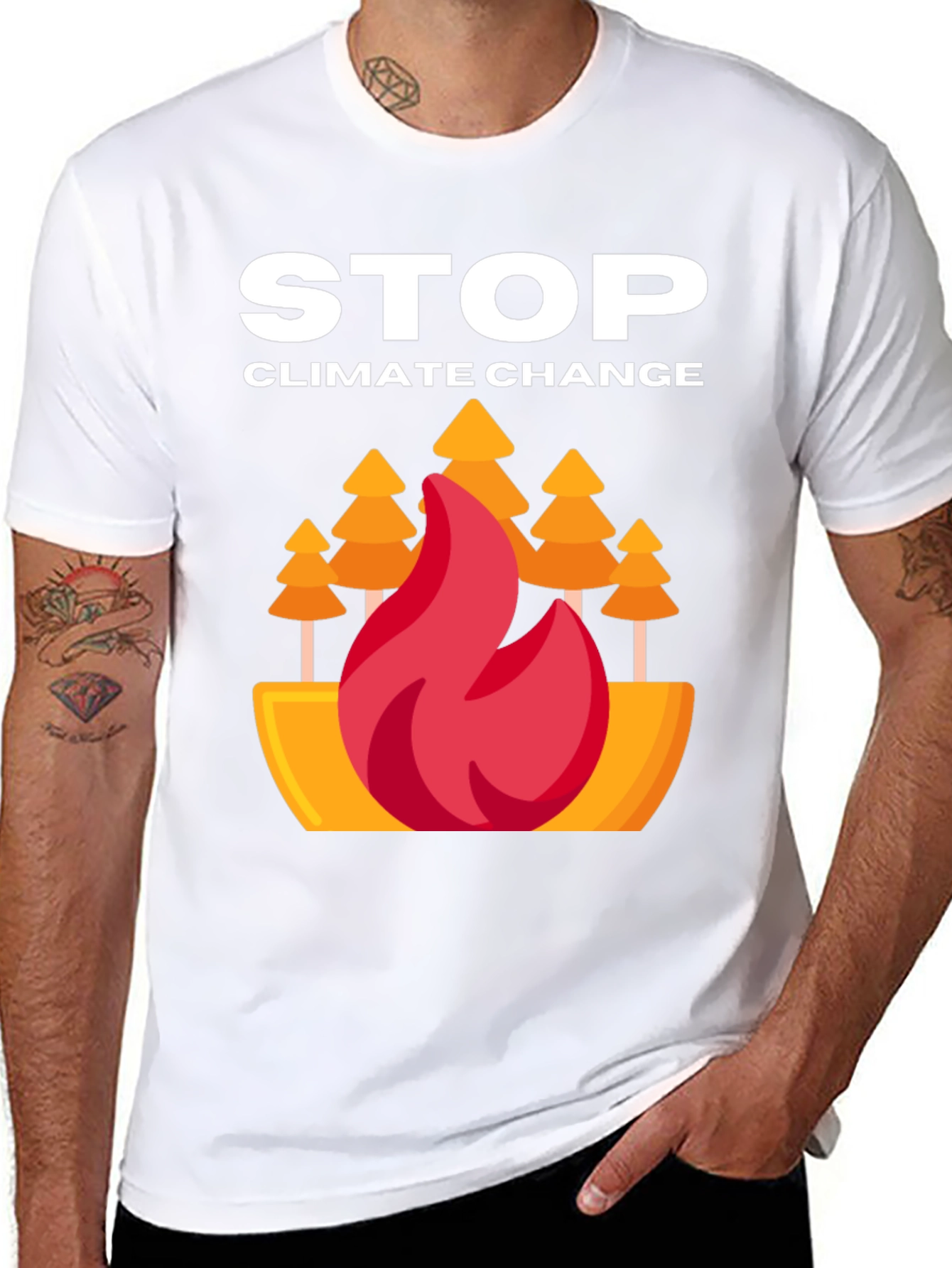 Stop Climate Change Graphic Tee