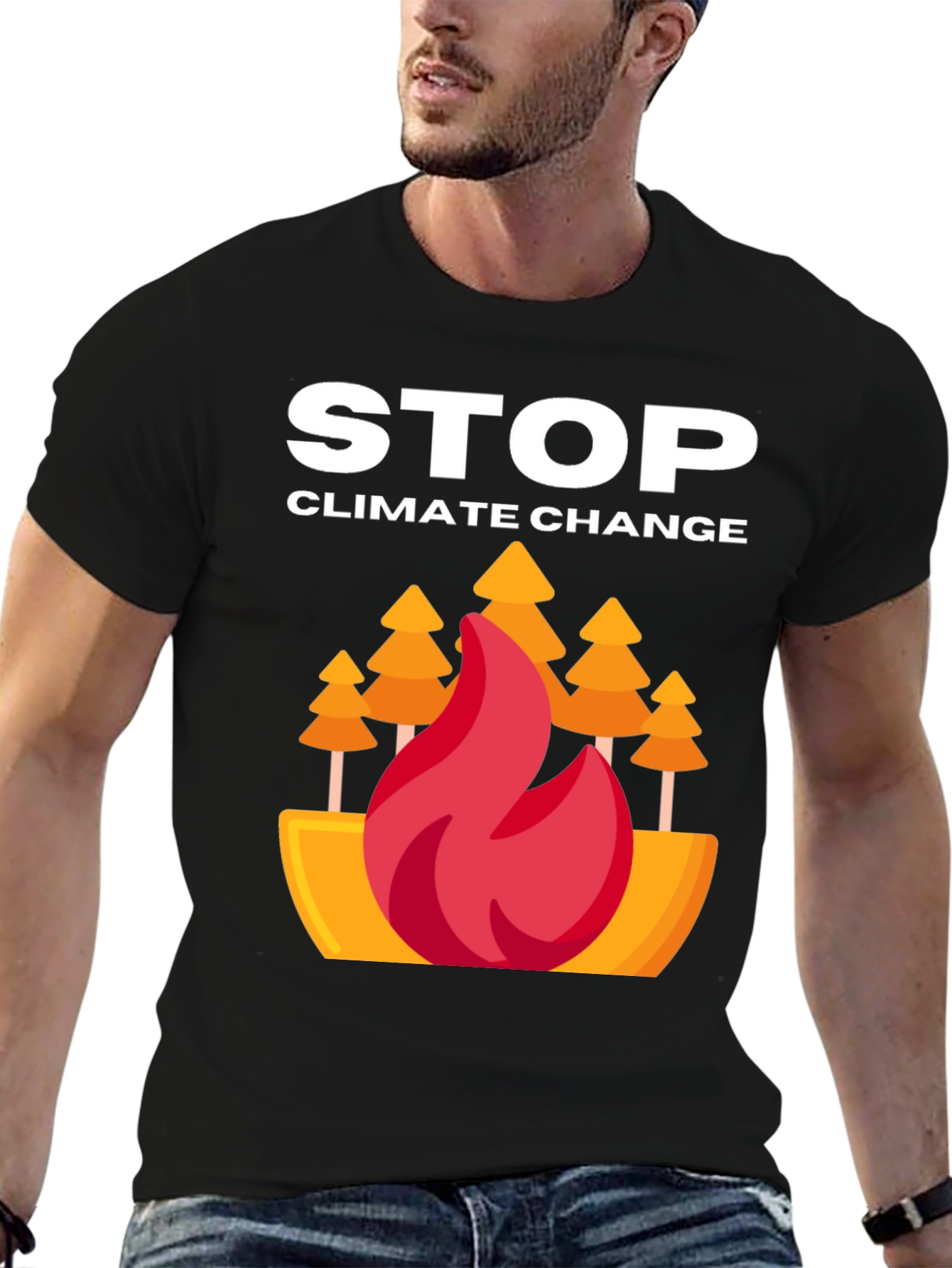 Stop Climate Change Graphic Tee