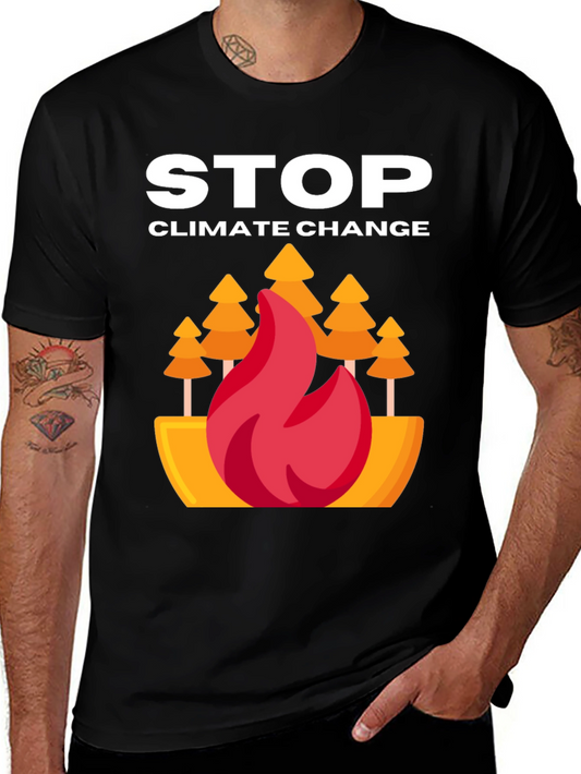 Stop Climate Change Graphic Tee