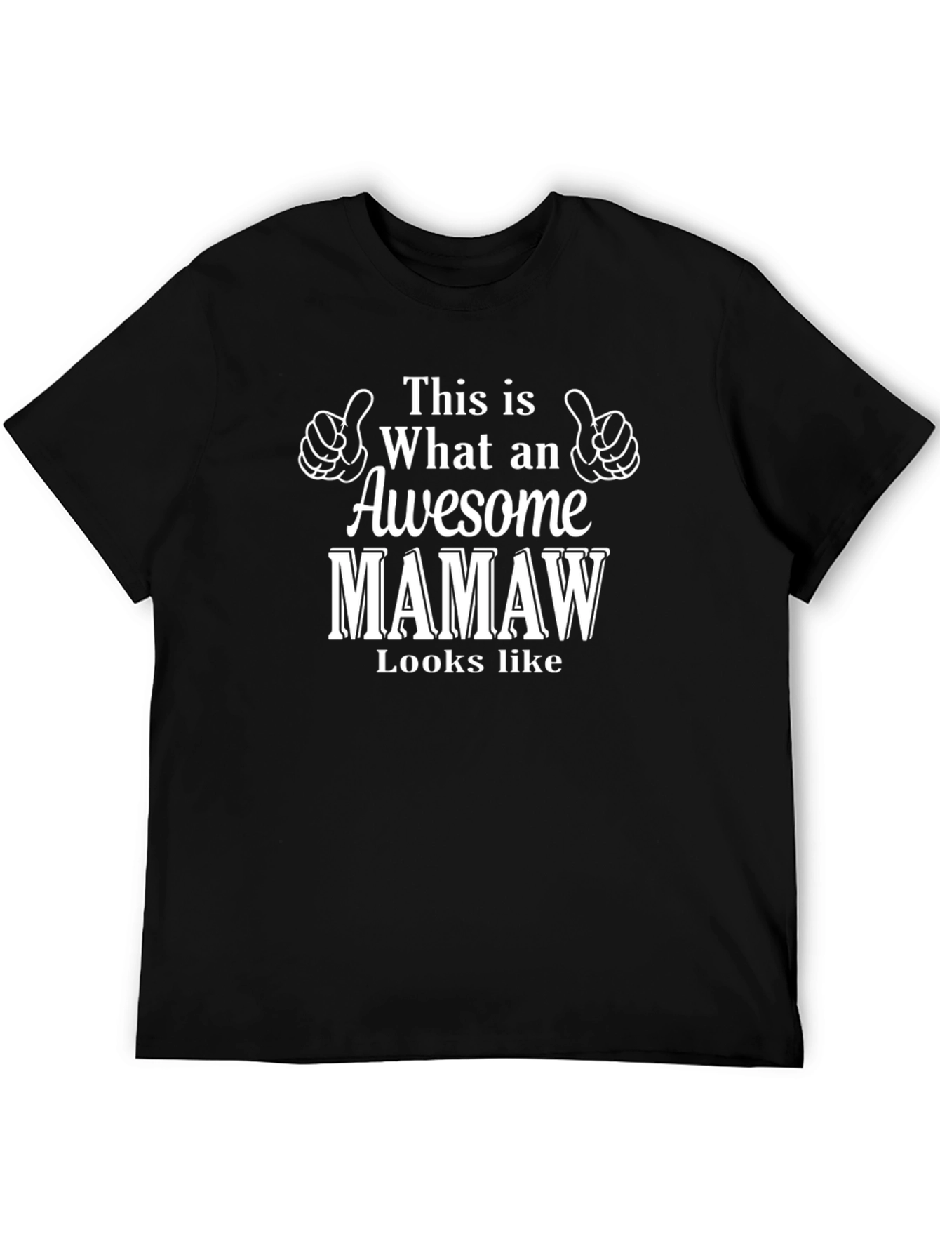 Awesome Mamaw T-Shirt - Novelty Gift