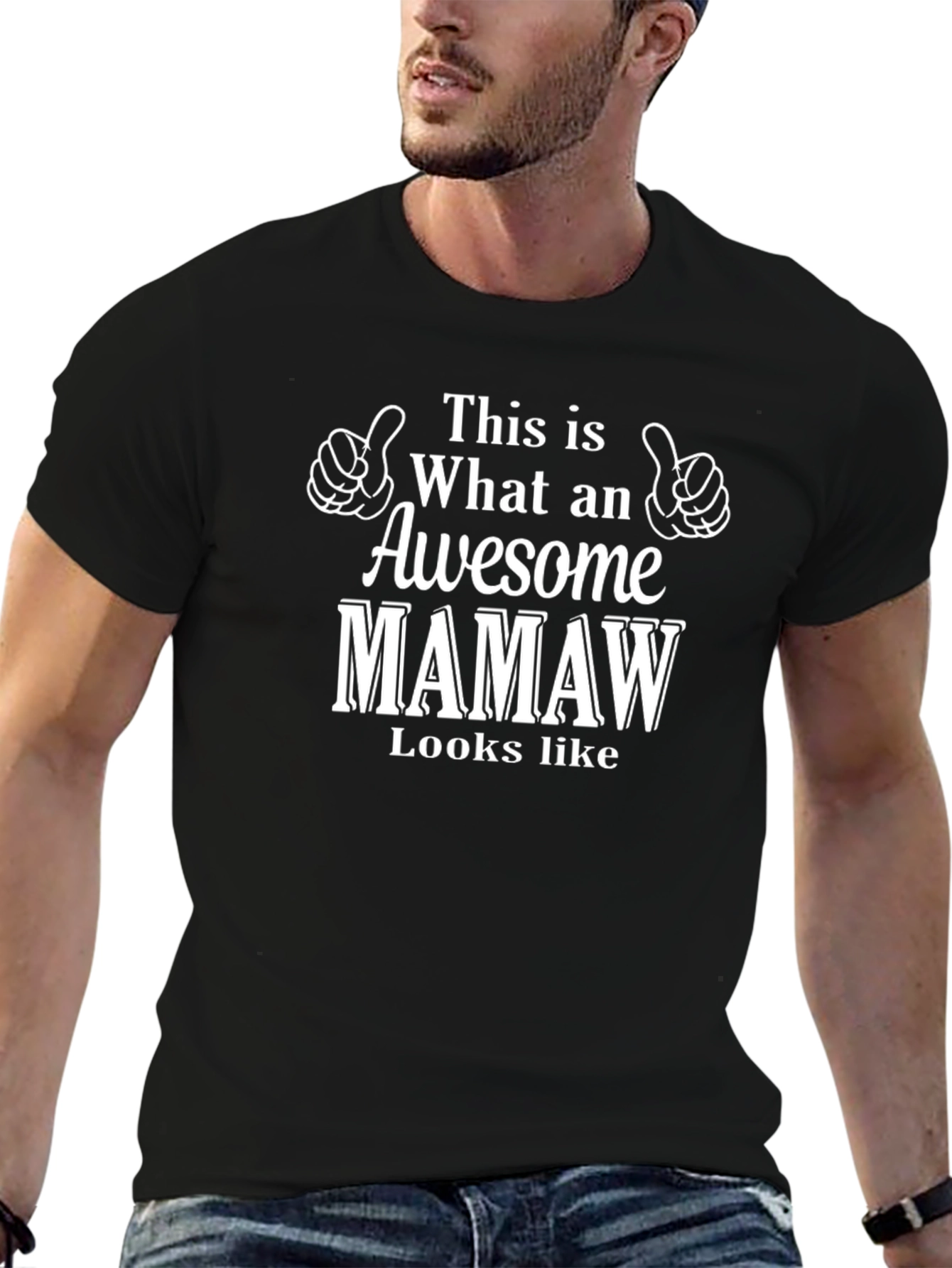Awesome Mamaw T-Shirt - Novelty Gift