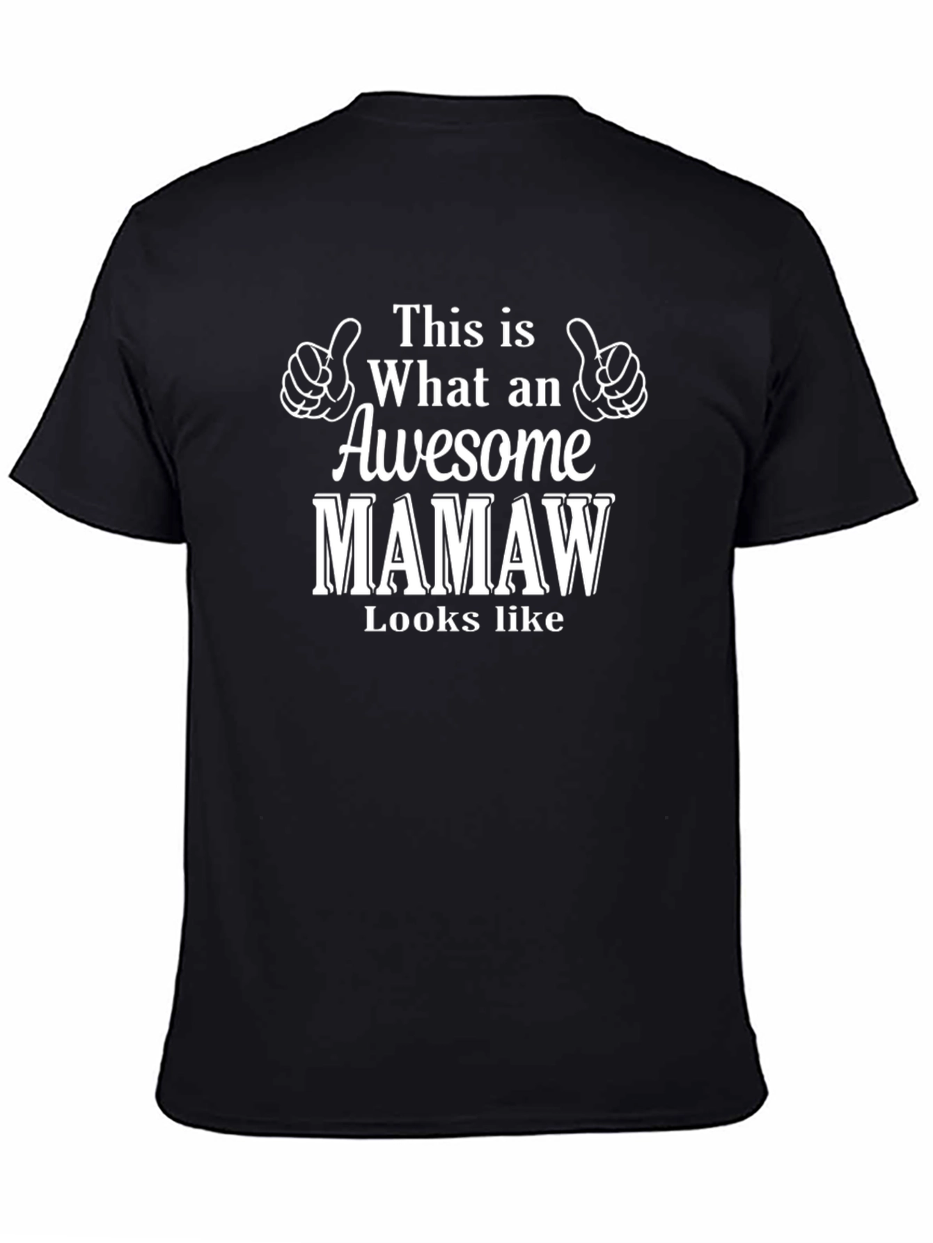 Awesome Mamaw T-Shirt - Novelty Gift