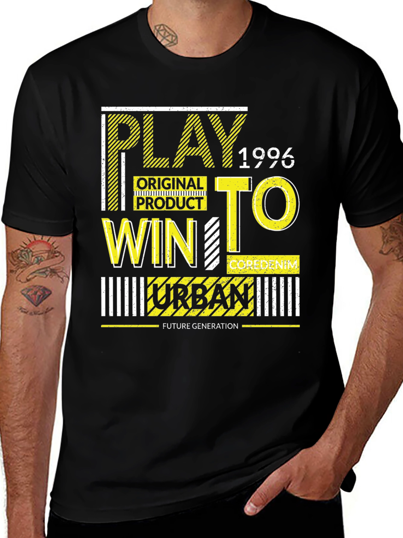 Play to Win 1996 Graphic Tee - Urban Style