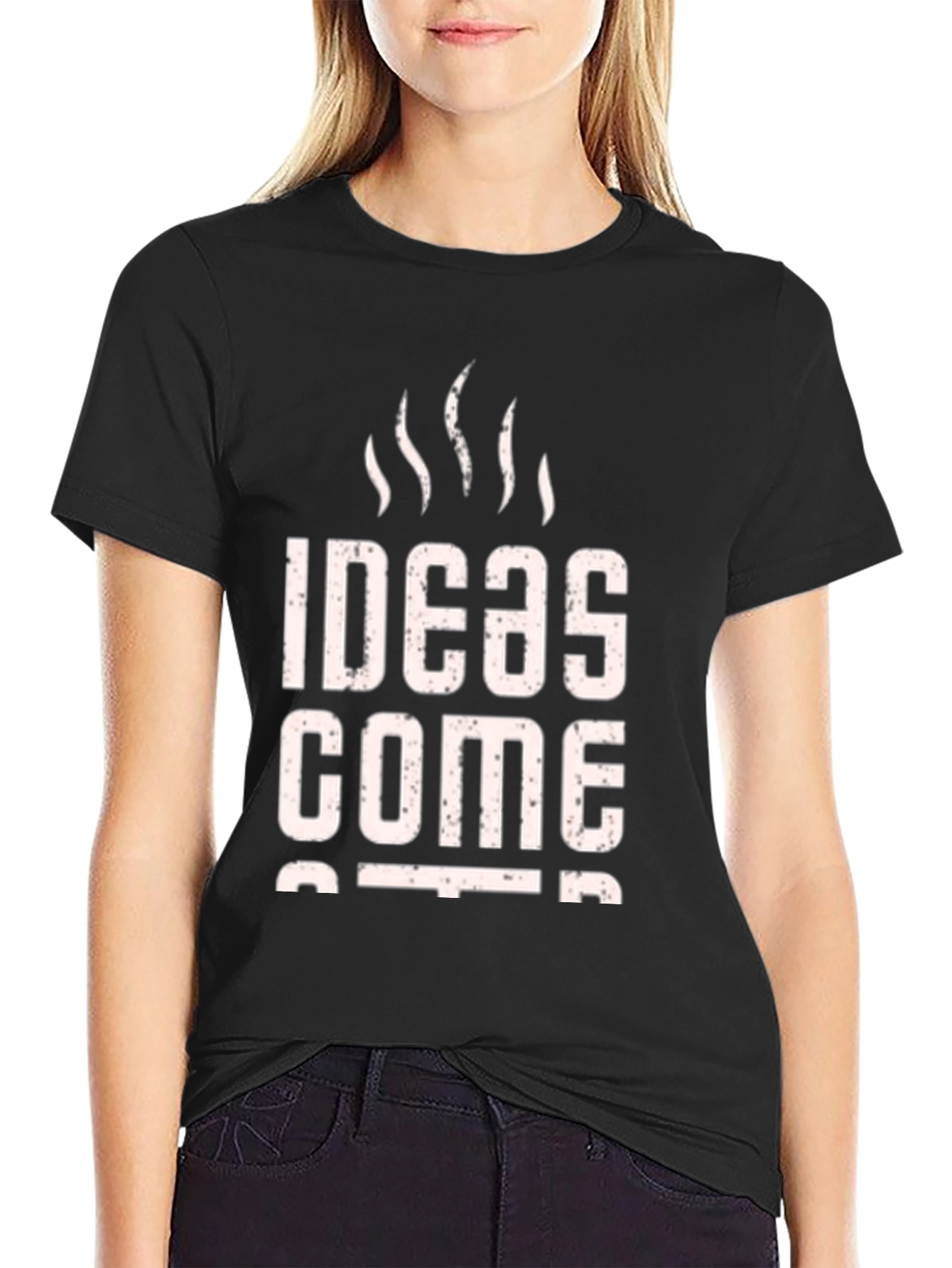 Ideas Come Better BBQ Mens Black T-Shirt