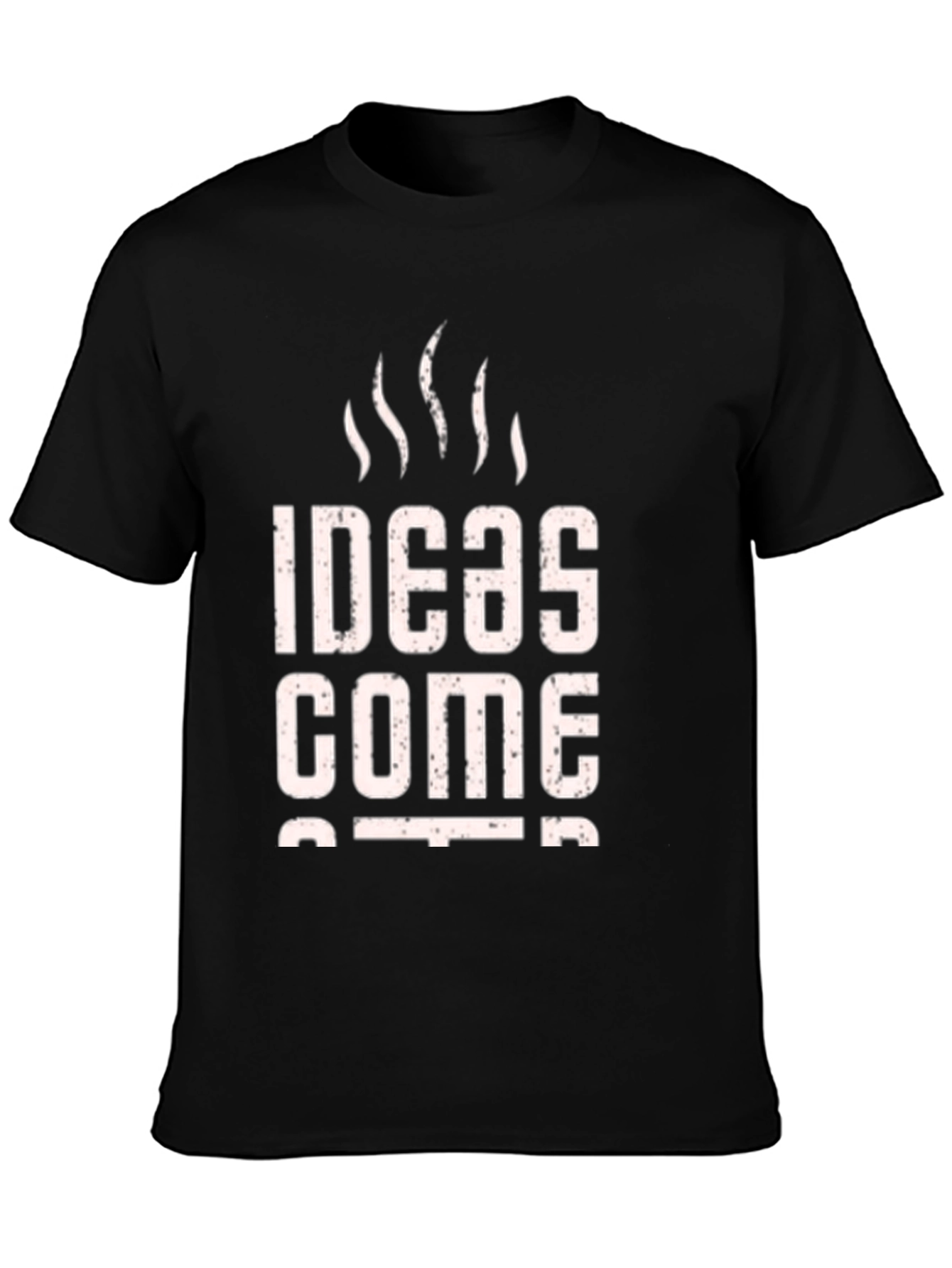 Ideas Come Better BBQ Mens Black T-Shirt