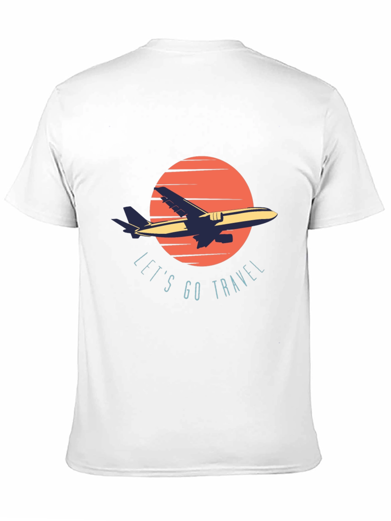 Lets Go Travel Black T-Shirt