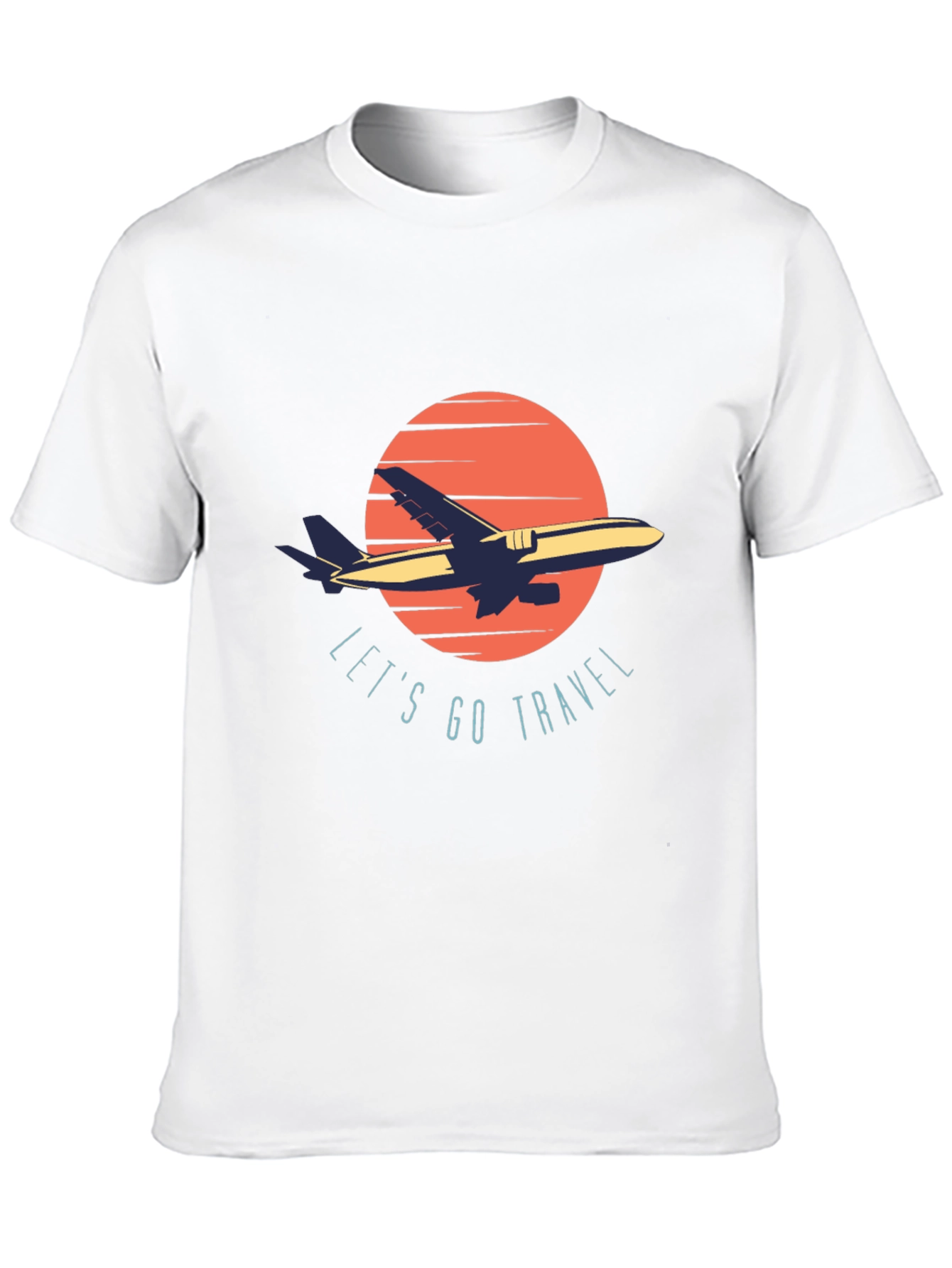 Lets Go Travel Black T-Shirt