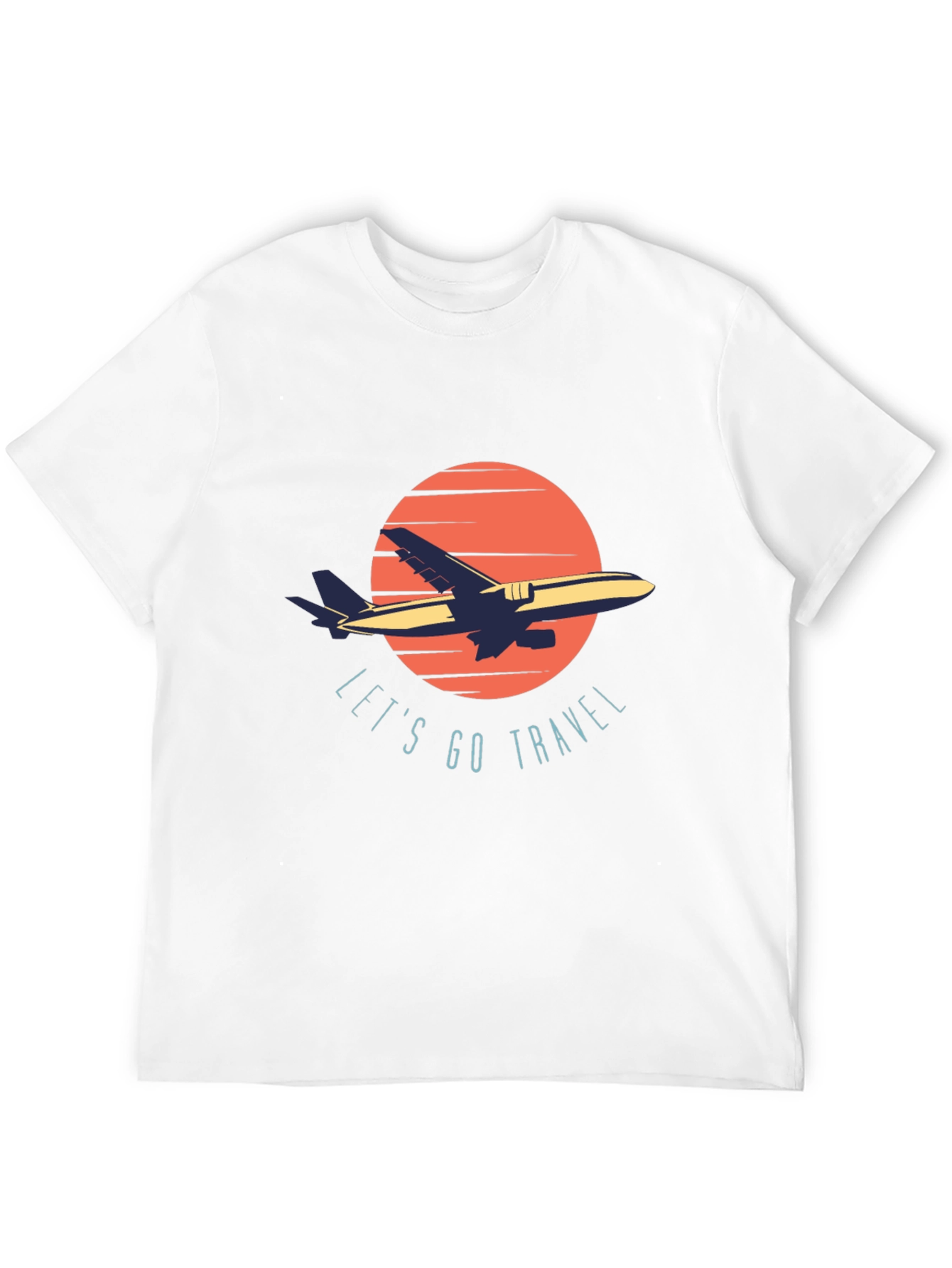 Lets Go Travel Black T-Shirt