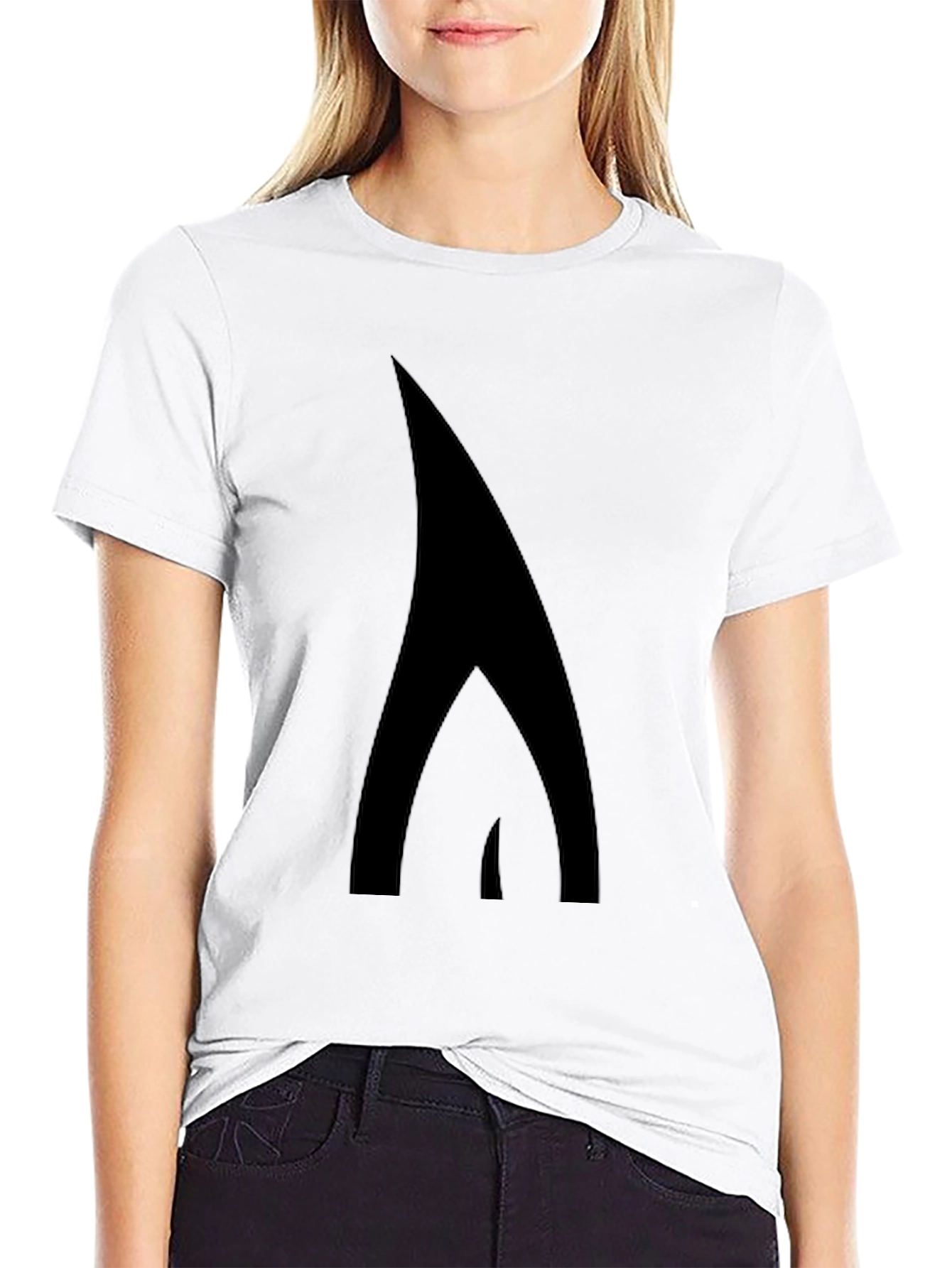 Stylish Black Graphic Tee - Modern Design