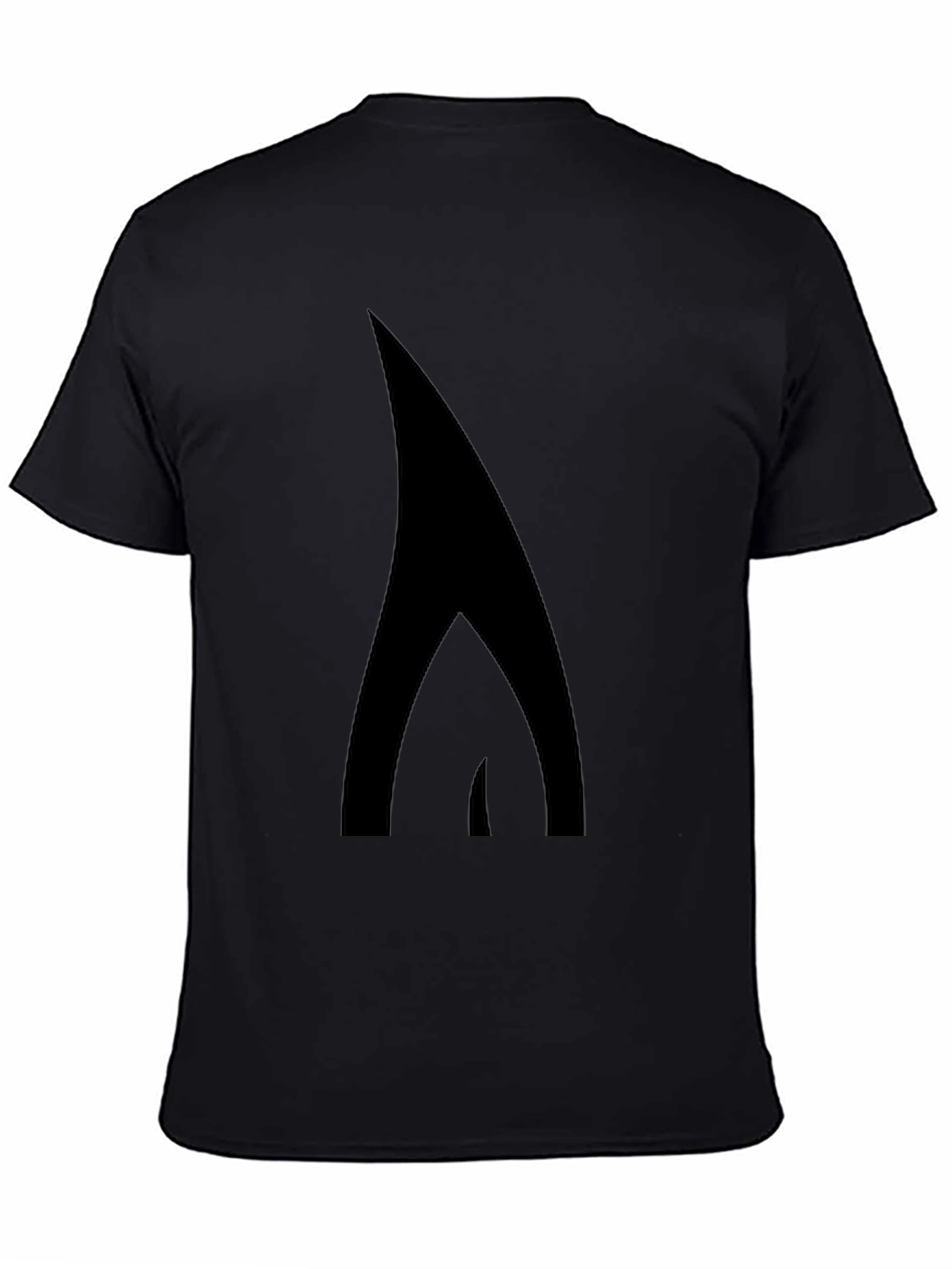 Stylish Black Graphic Tee - Modern Design
