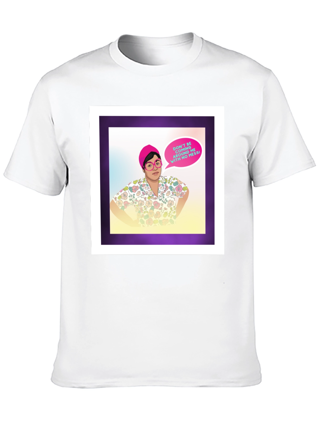 Funny Graphic T-Shirt - No Messi Quote