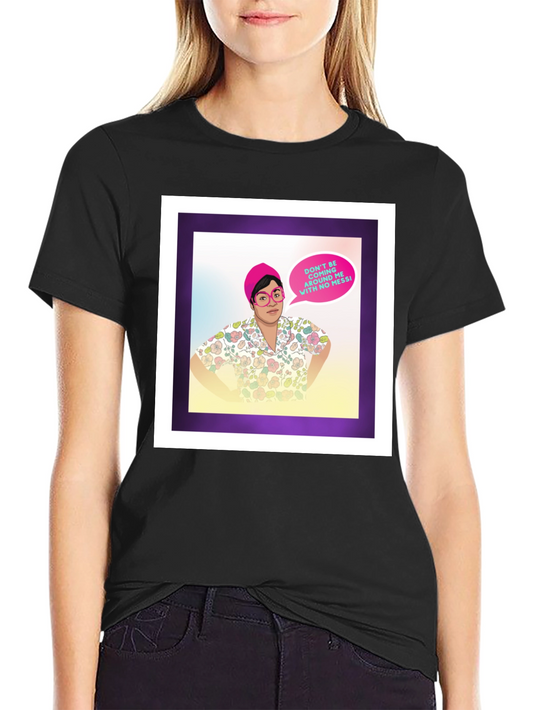 Funny Graphic T-Shirt - No Messi Quote