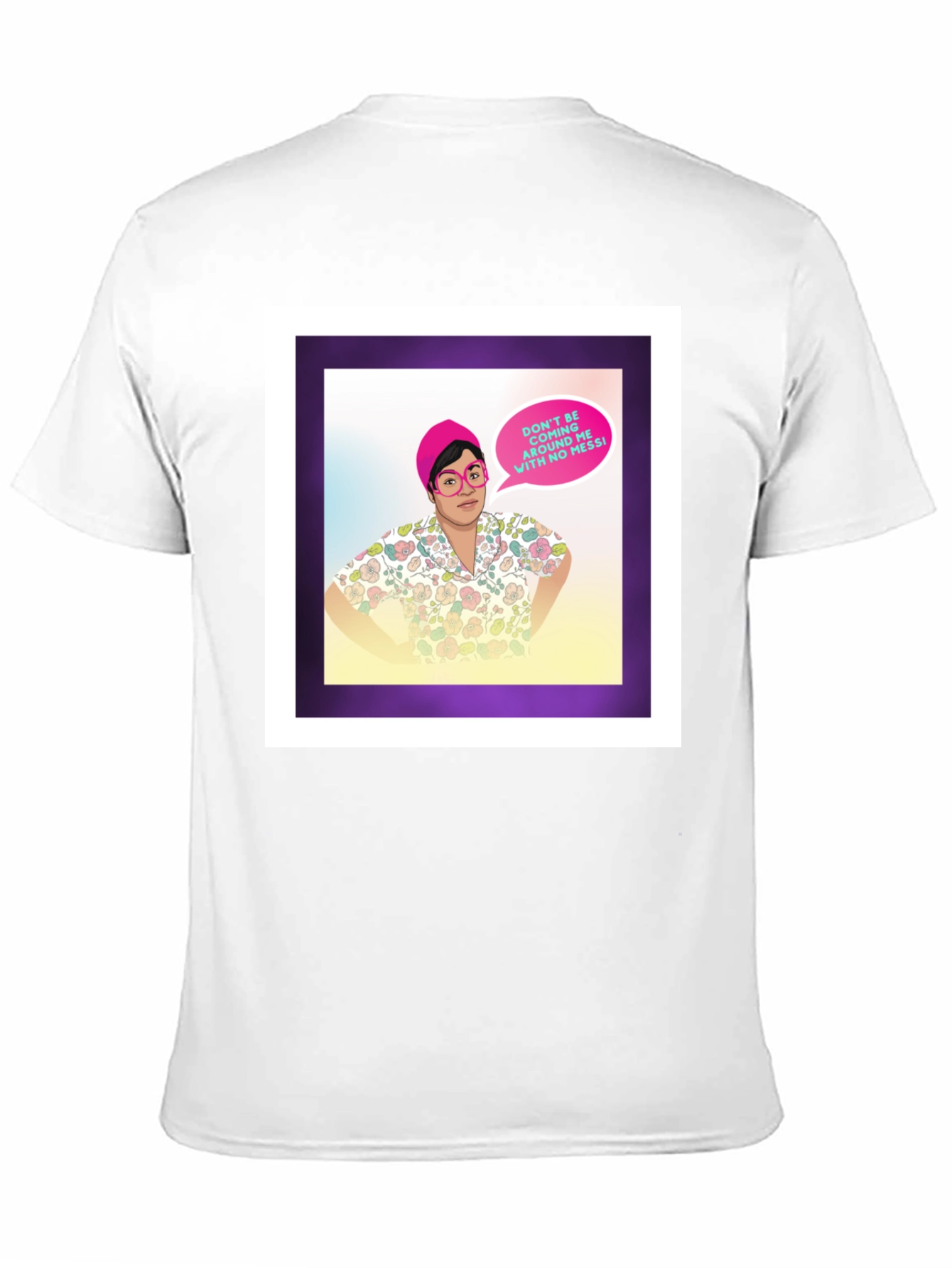 Funny Graphic T-Shirt - No Messi Quote