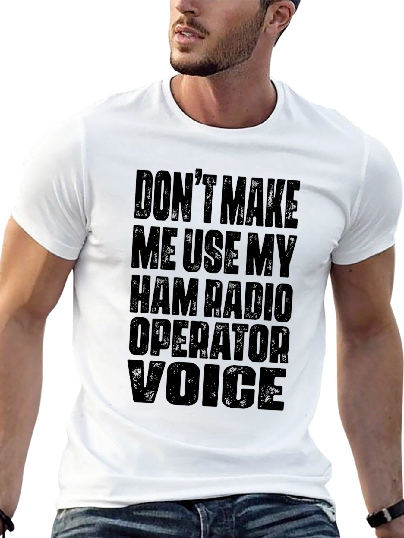 Ham Radio Operator T-Shirt - Funny Voice Warning