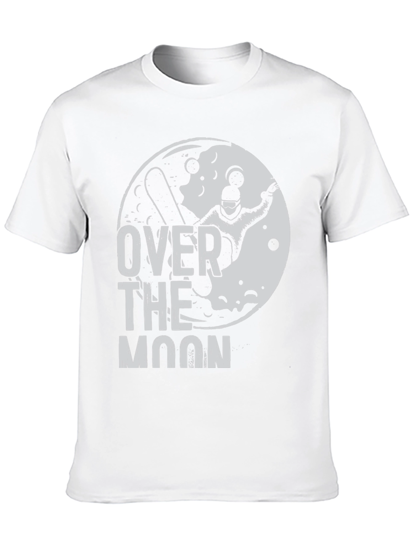 Over The Moon Graphic T-Shirt - Black Cotton Tee