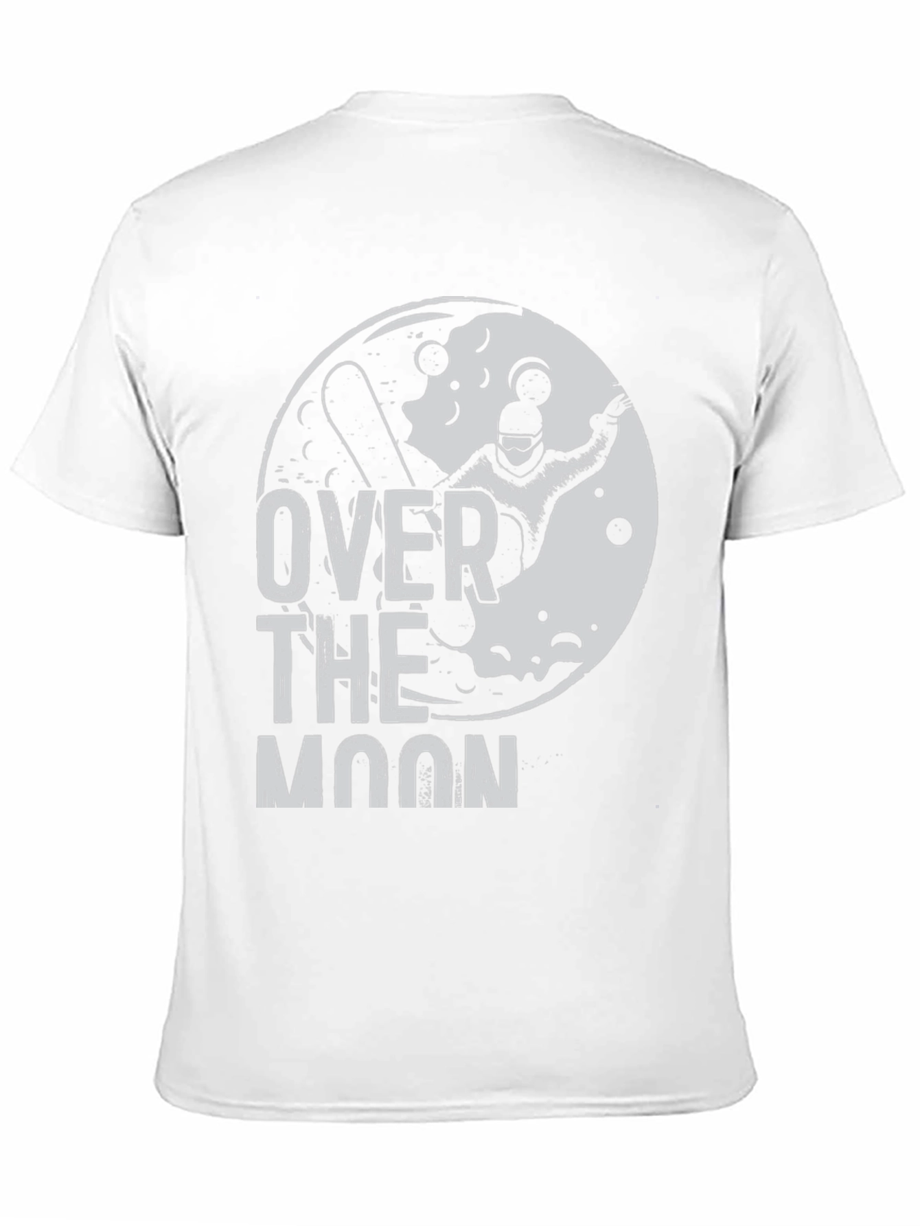 Over The Moon Graphic T-Shirt - Black Cotton Tee