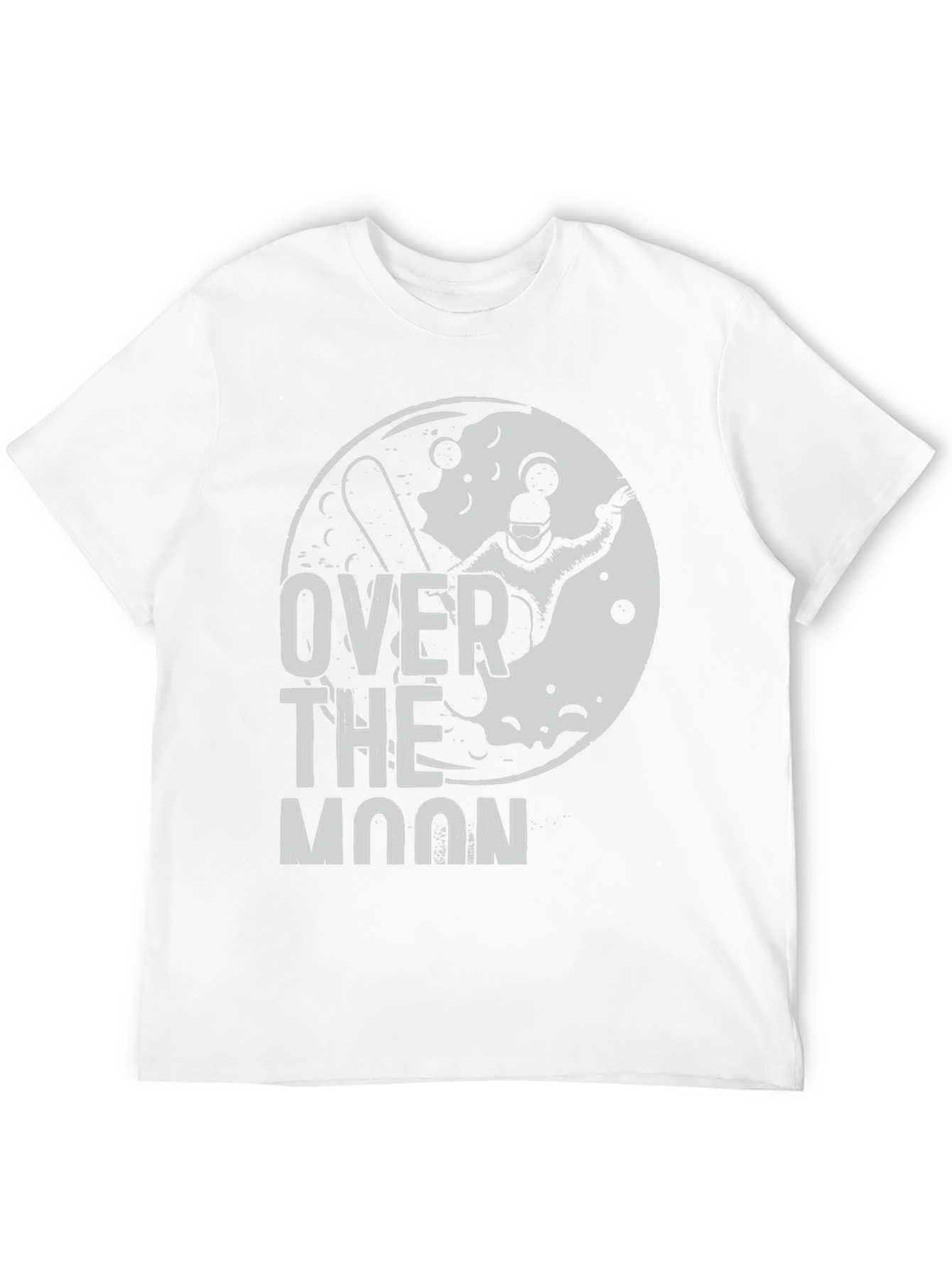 Over The Moon Graphic T-Shirt - Black Cotton Tee
