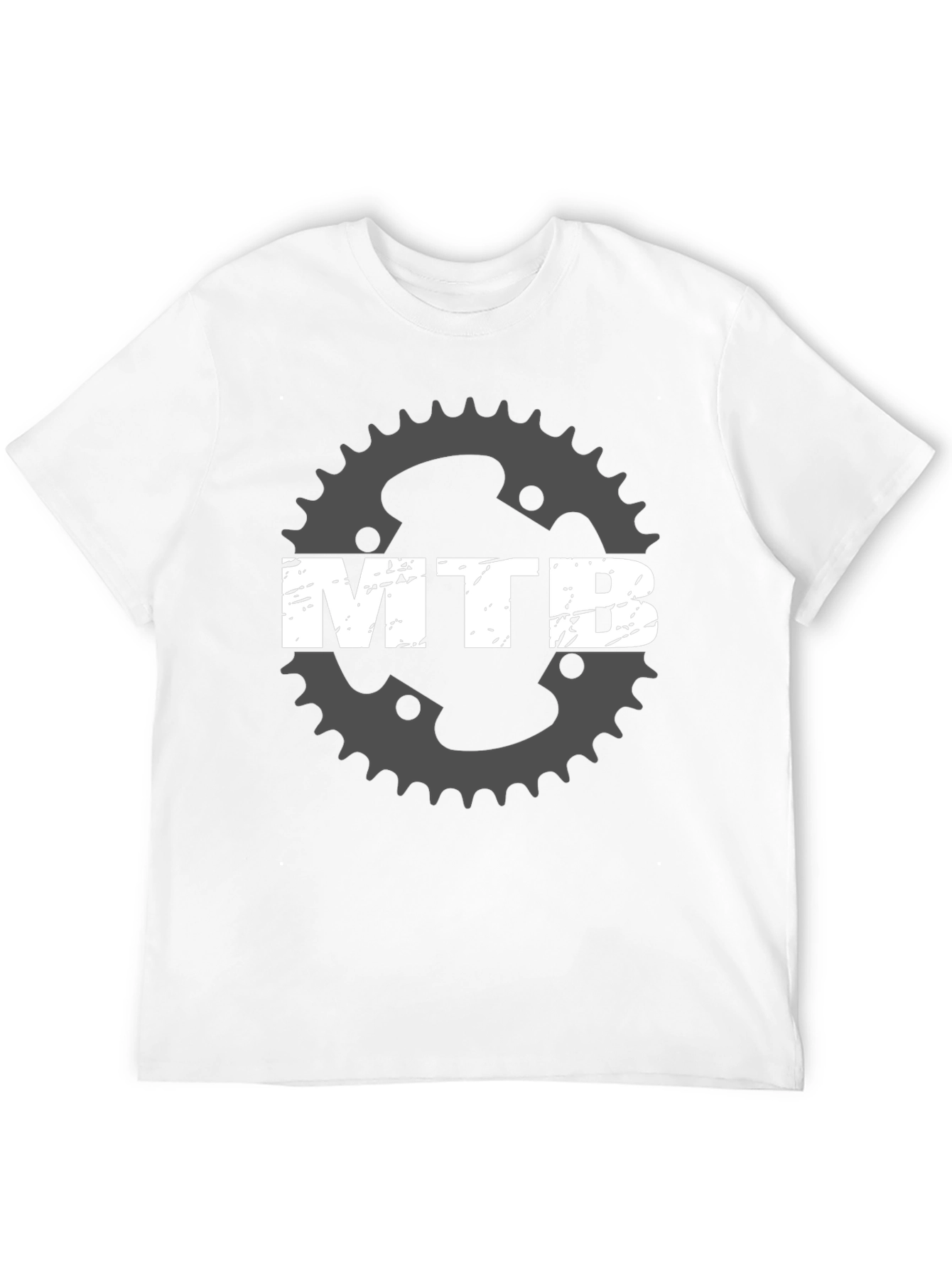 MTB Gear Graphic Tee - Black Mountain Bike T-Shirt