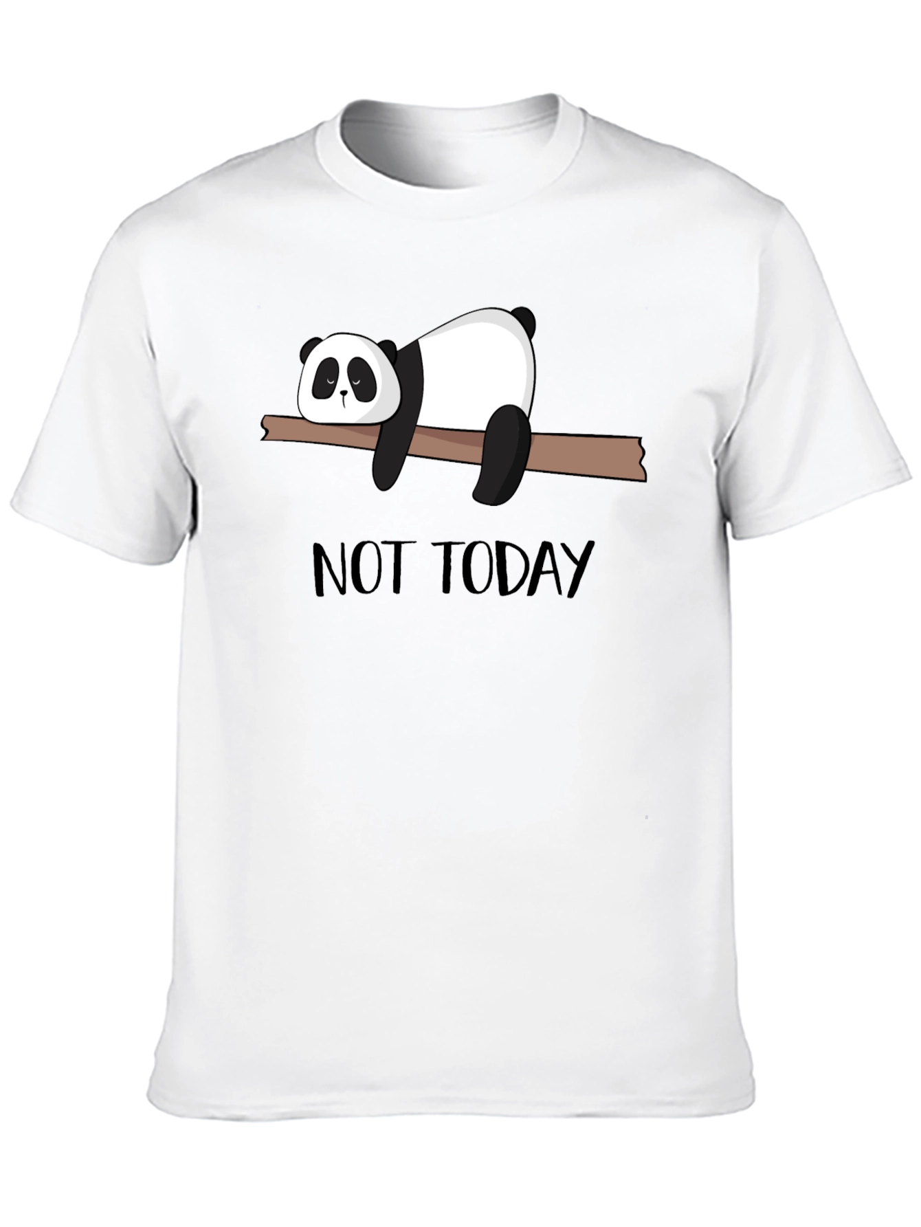 Not Today Panda T-Shirt - Lazy Day Comfort