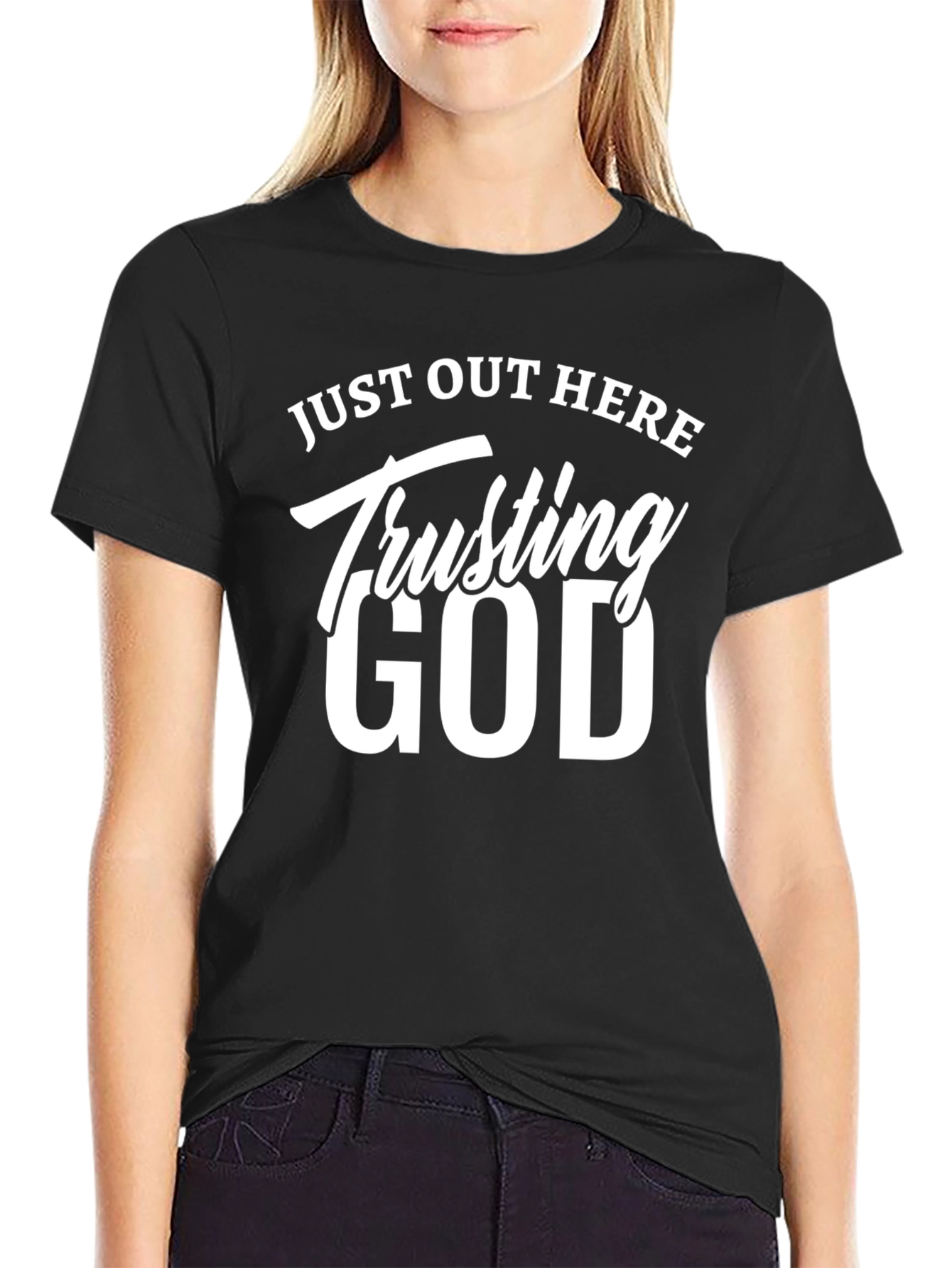 Trusting God Black T-Shirt