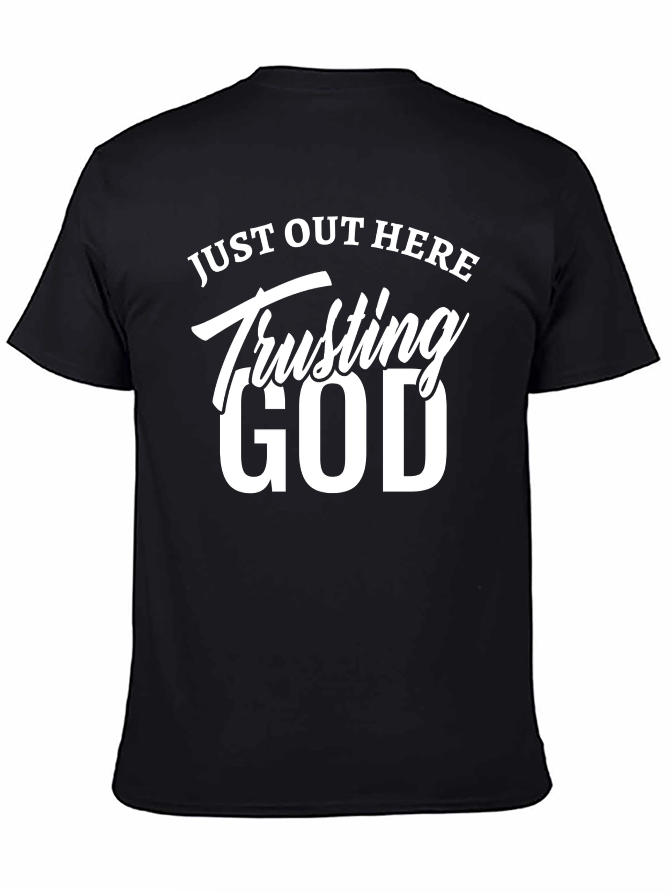 Trusting God Black T-Shirt