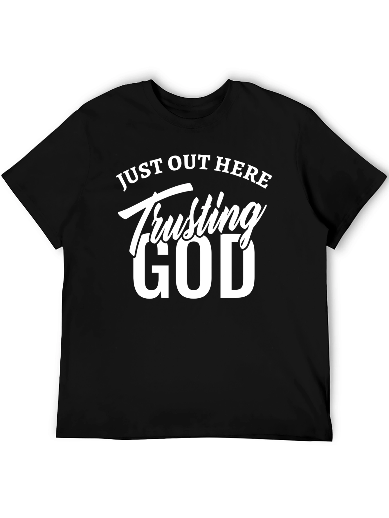 Trusting God Black T-Shirt