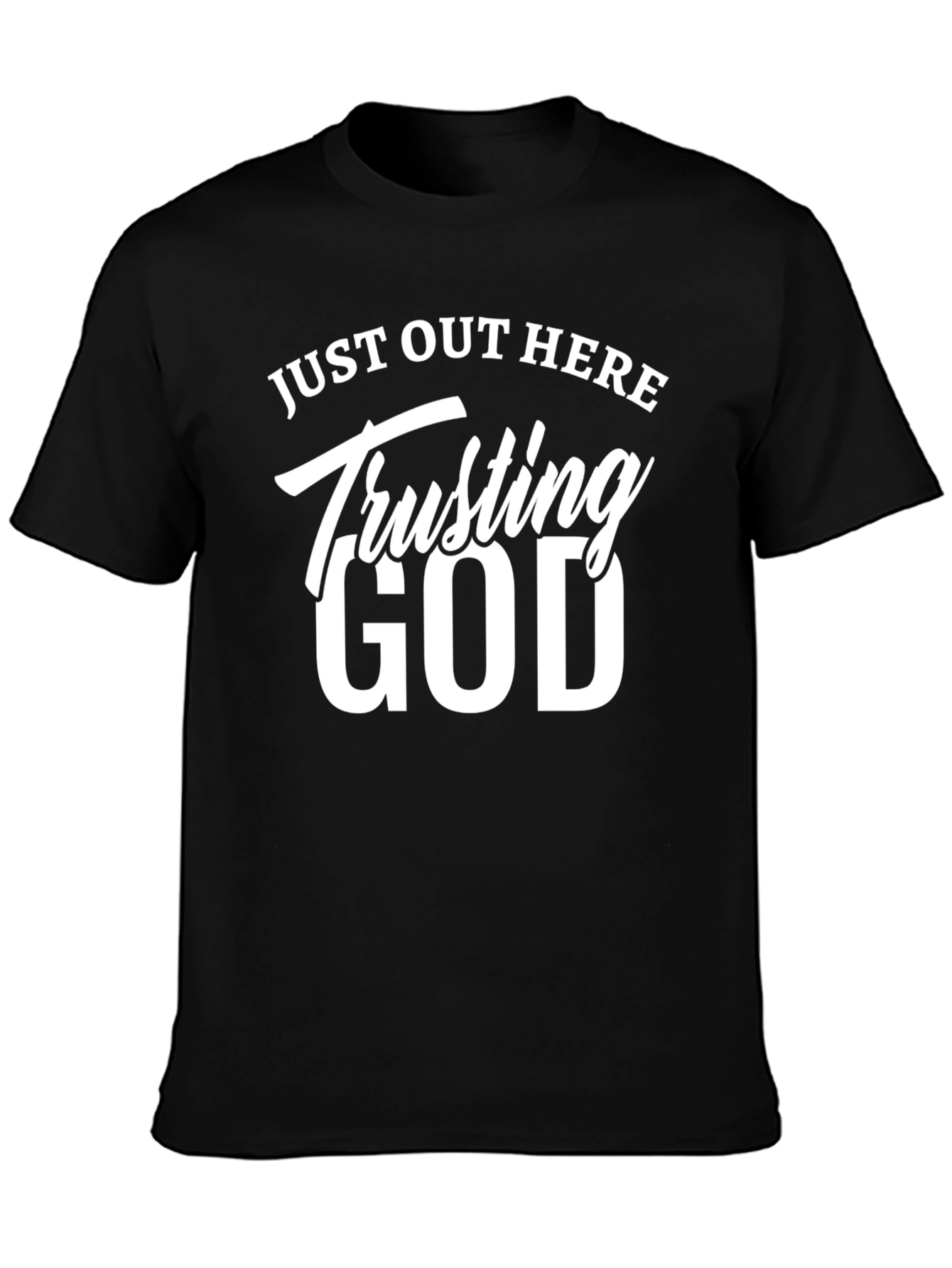 Trusting God Black T-Shirt