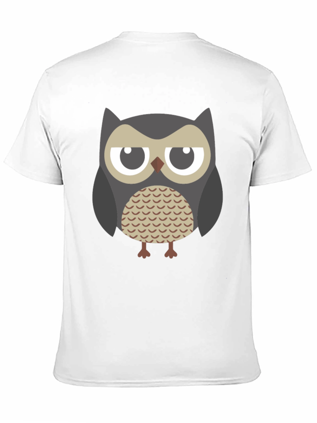 Grumpy Owl Graphic Tee - Unisex Black T-Shirt