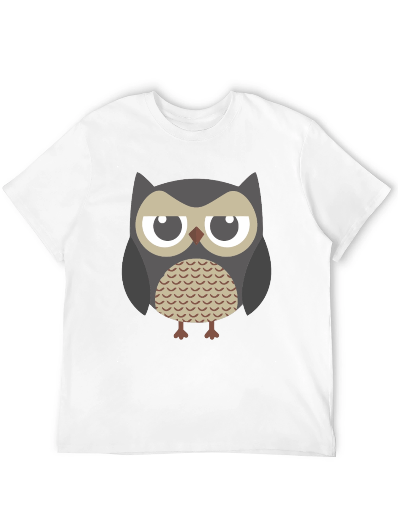 Grumpy Owl Graphic Tee - Unisex Black T-Shirt
