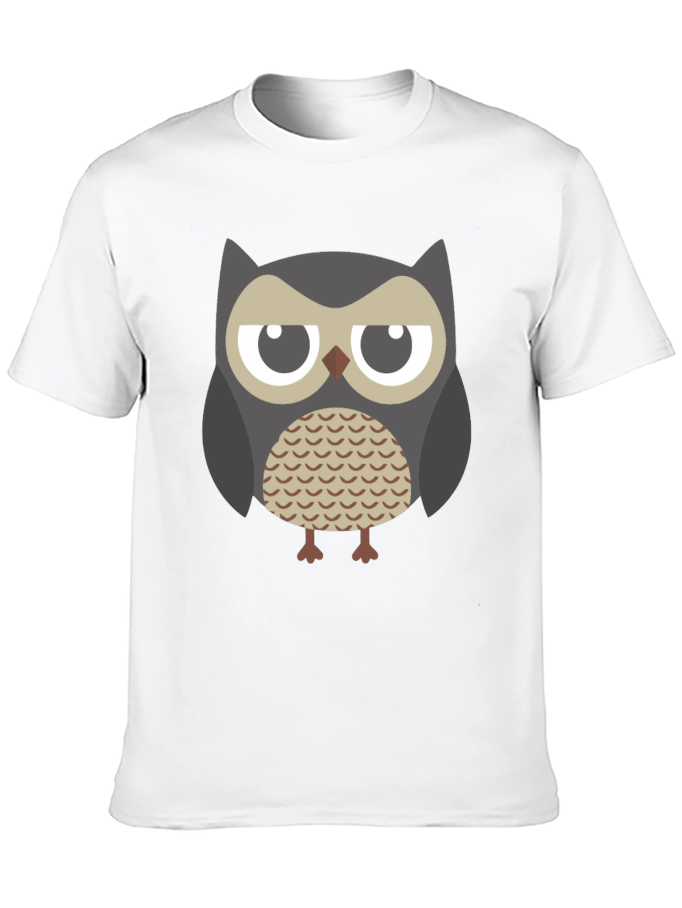 Grumpy Owl Graphic Tee - Unisex Black T-Shirt