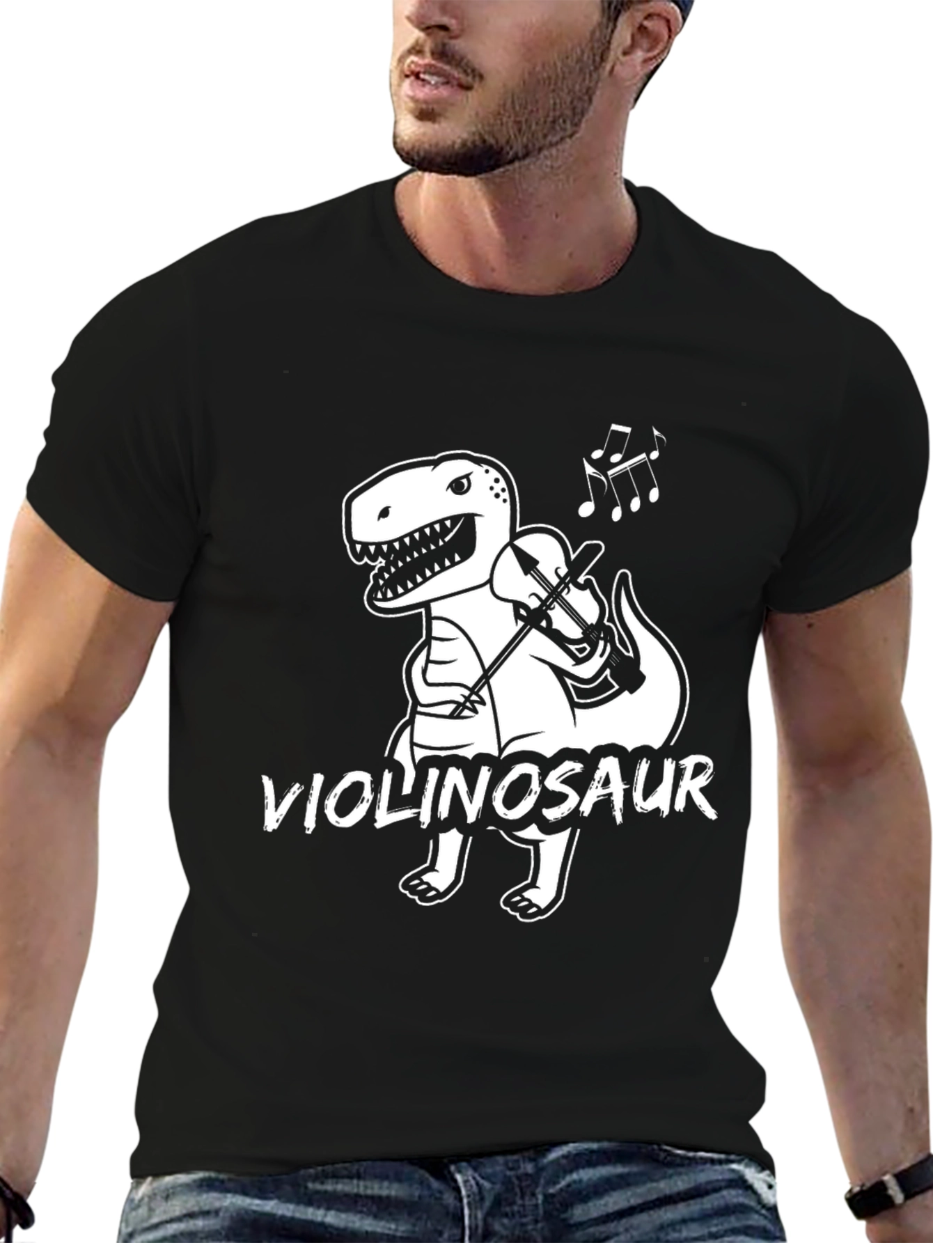 Violinosaur T-Shirt - Musical Dinosaur Tee