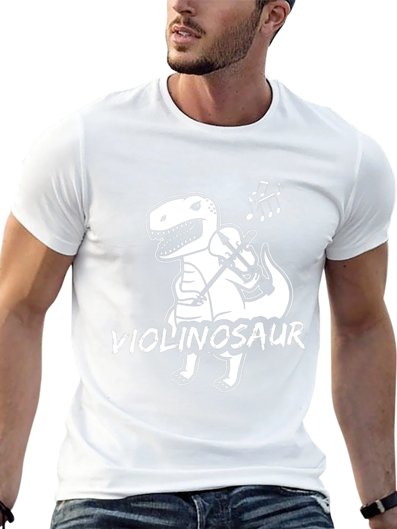 Violinosaur T-Shirt - Musical Dinosaur Tee