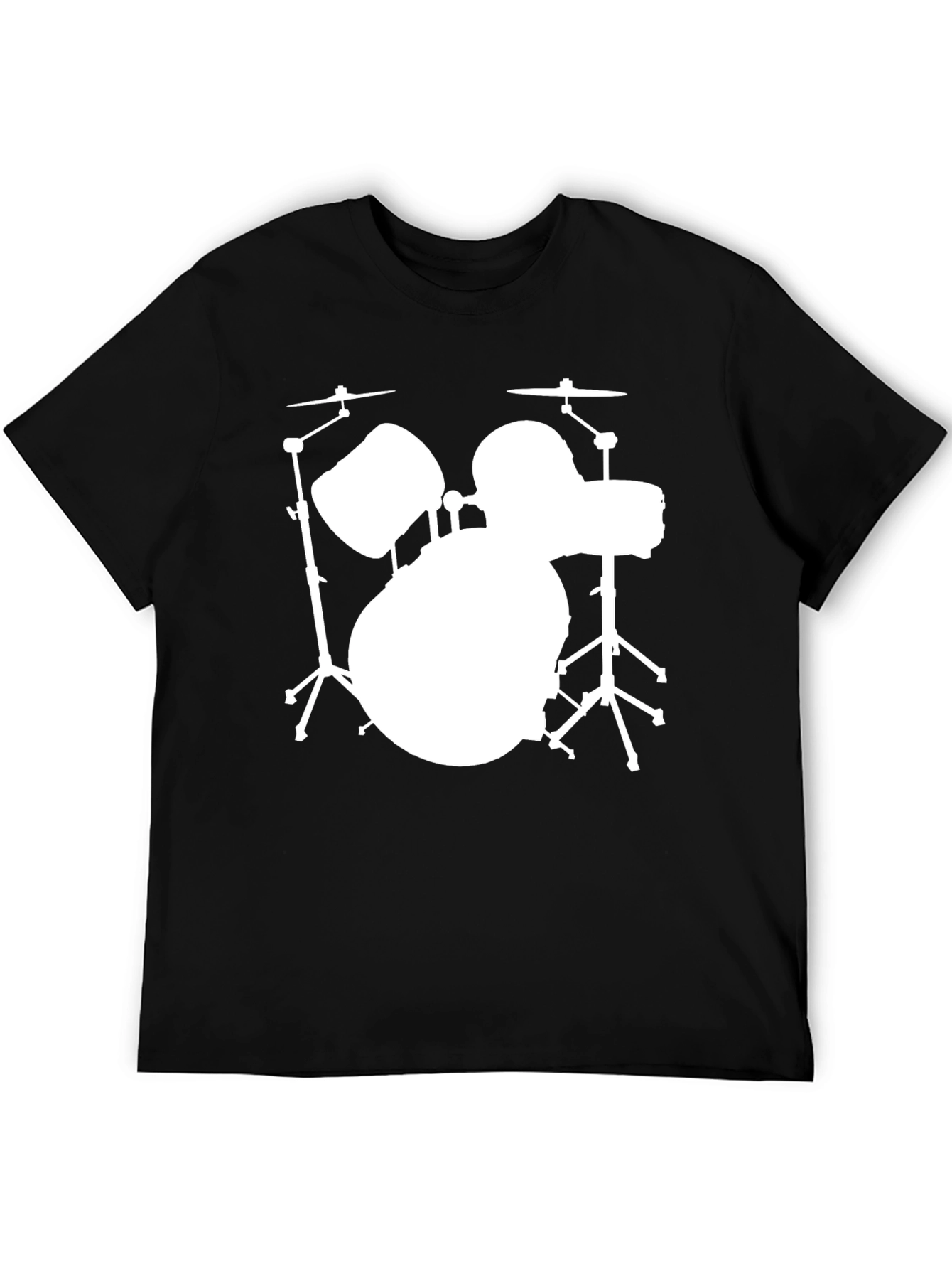 Drum Set Silhouette T-Shirt