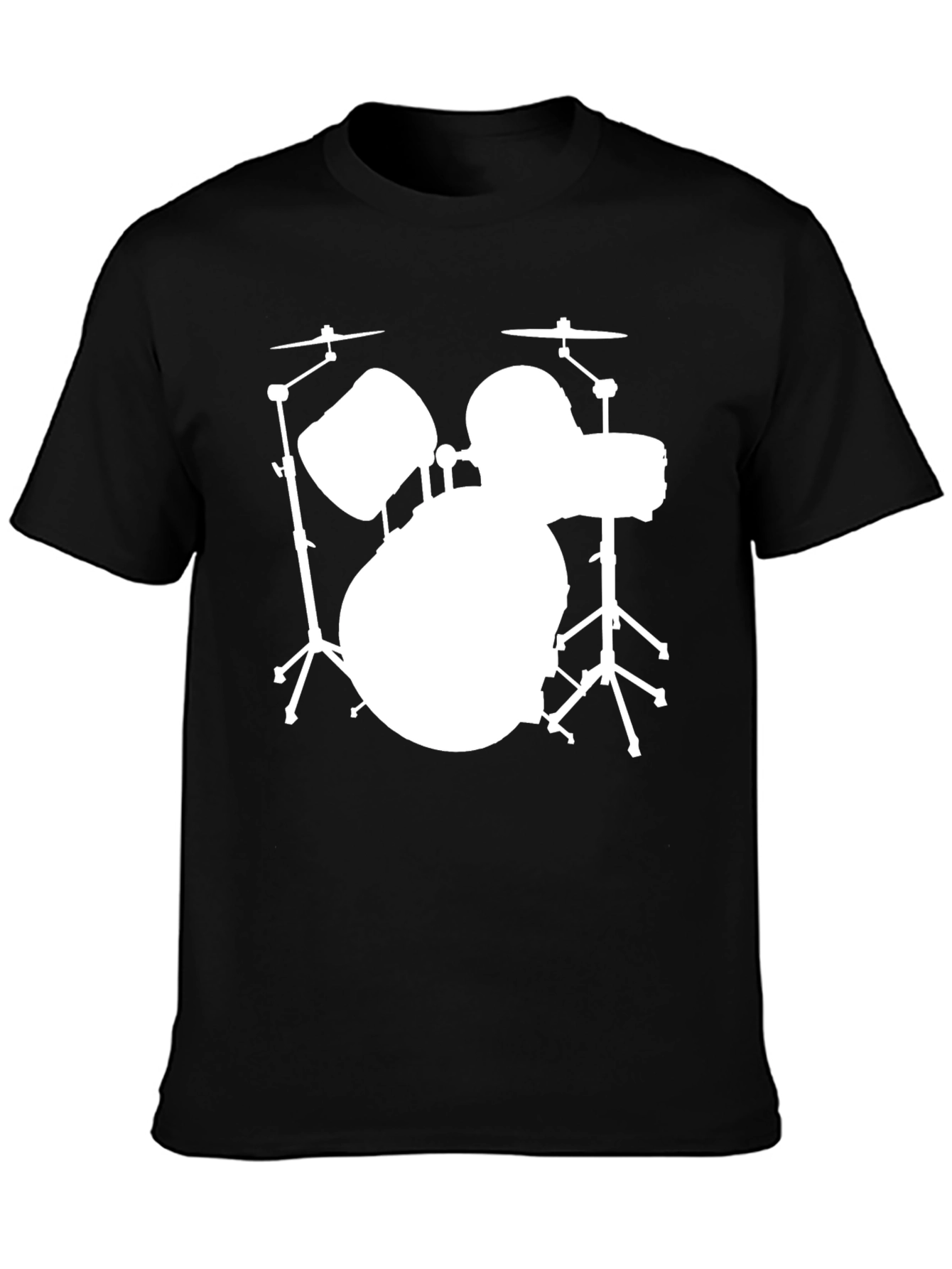Drum Set Silhouette T-Shirt