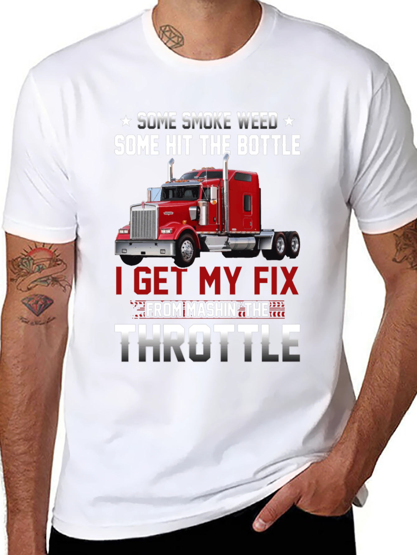 Some Smoke Weed Trucker T-Shirt