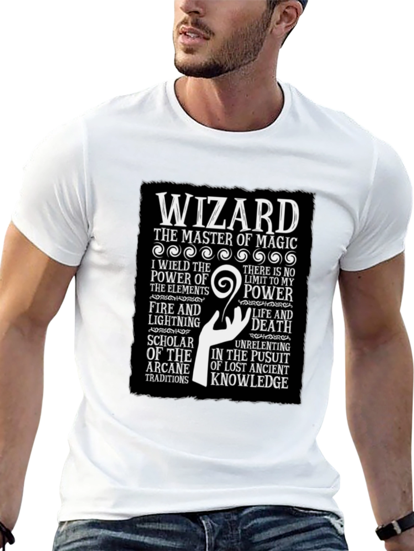 Wizard Master of Magic Graphic T-Shirt